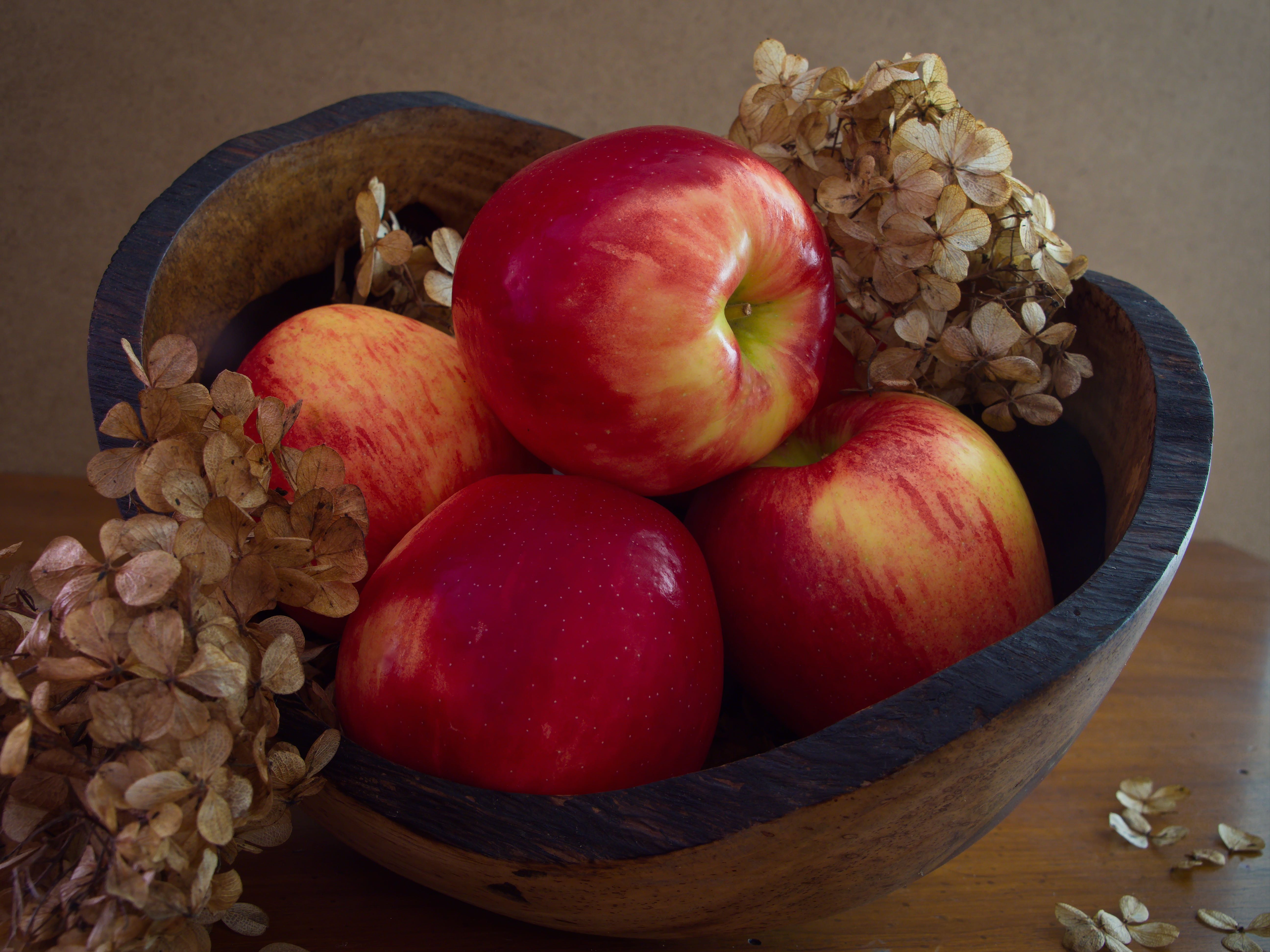 Apples Fruit Red Hydrangea