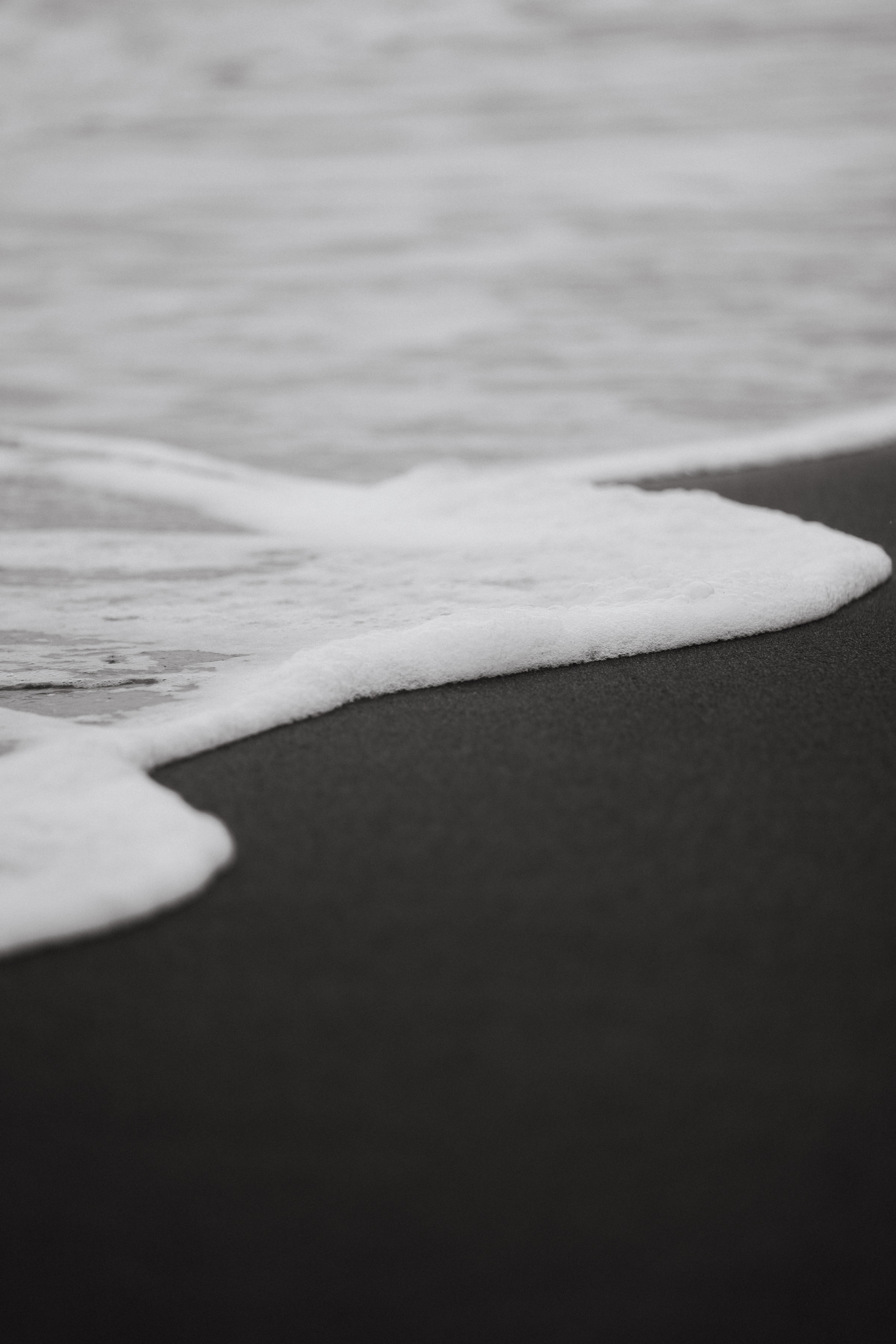 Beach Sand Sea Waves Water Foam