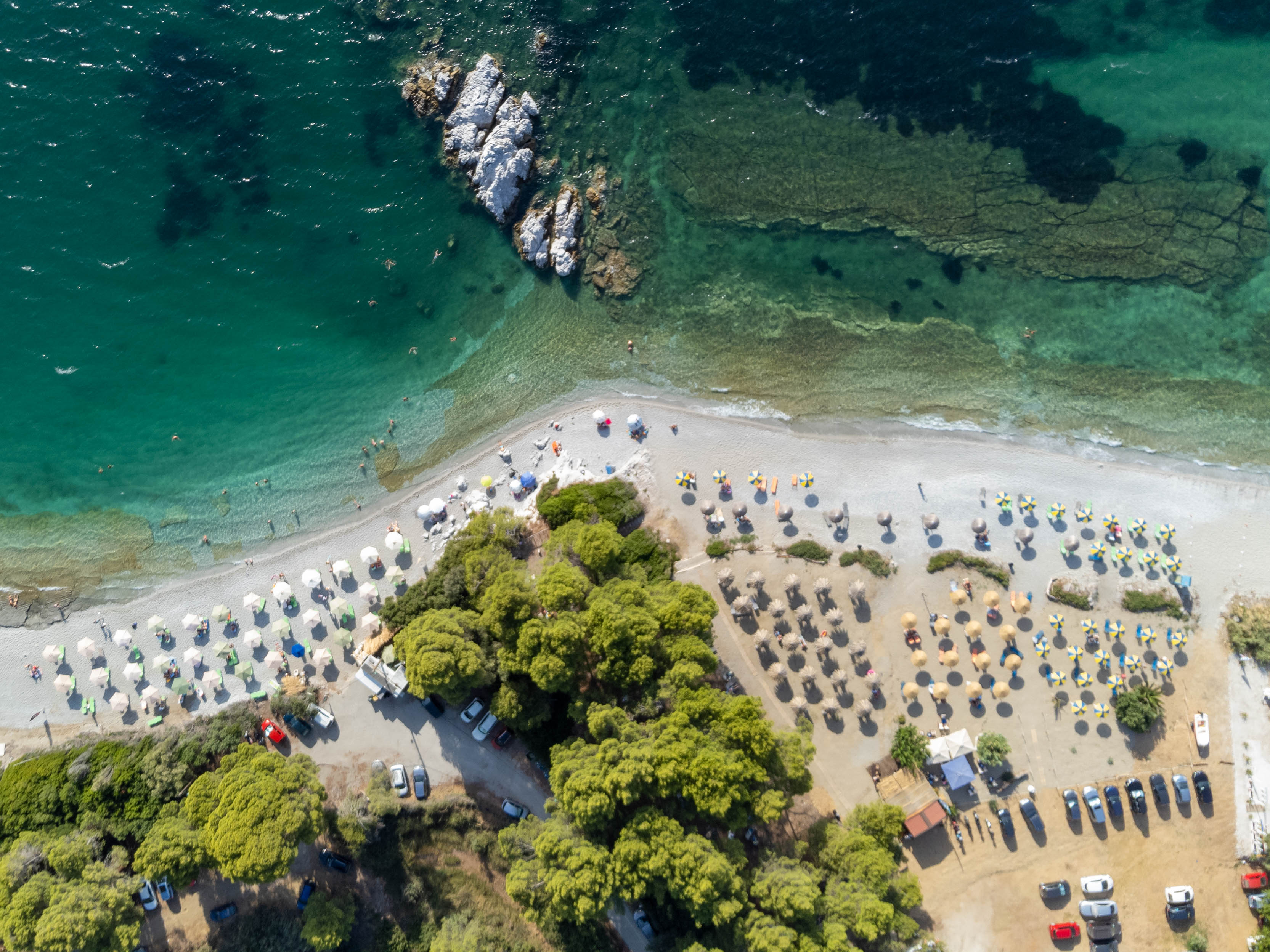 Beach Sea Resort Summer Aerial-view