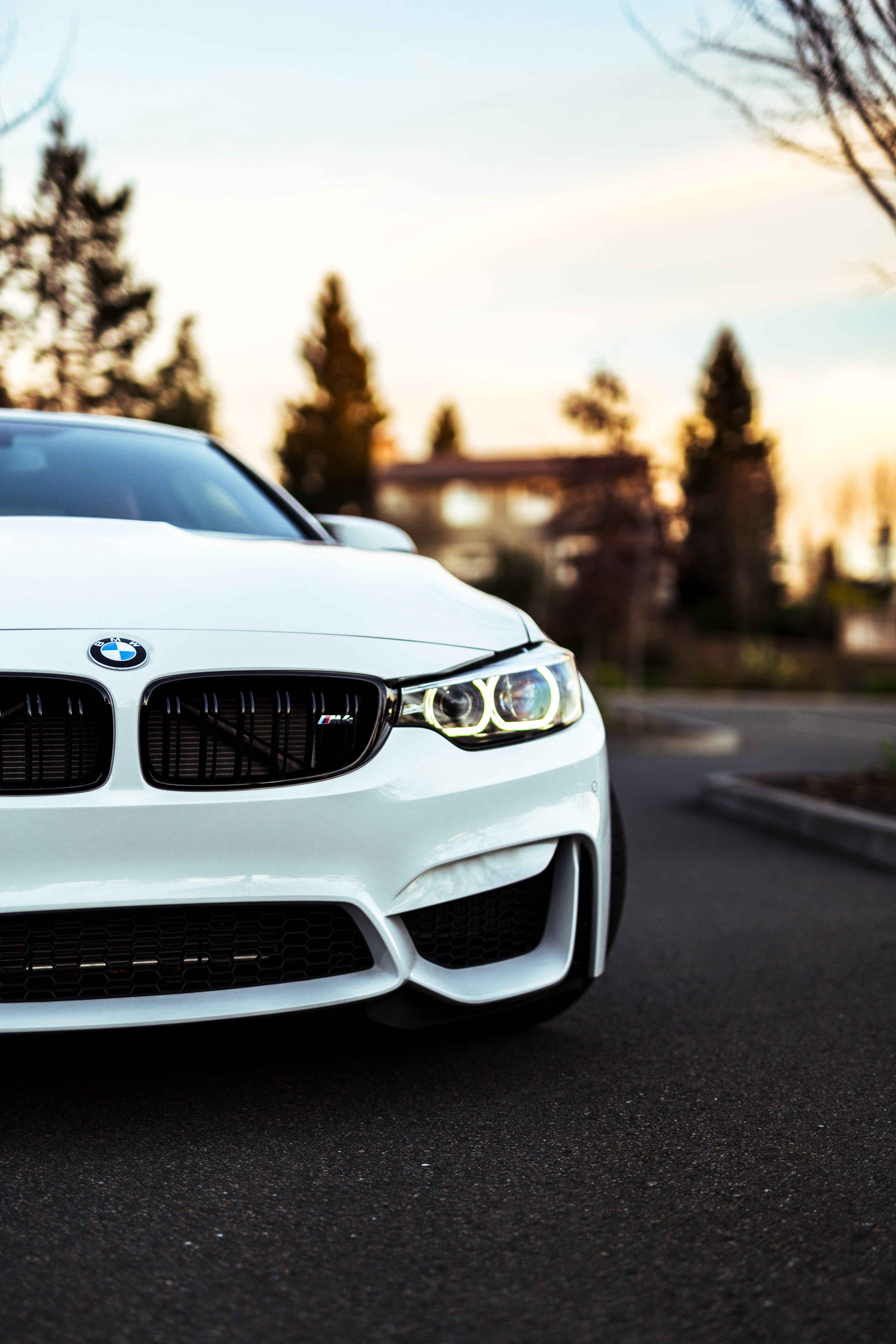 Bmw Car White Front-view