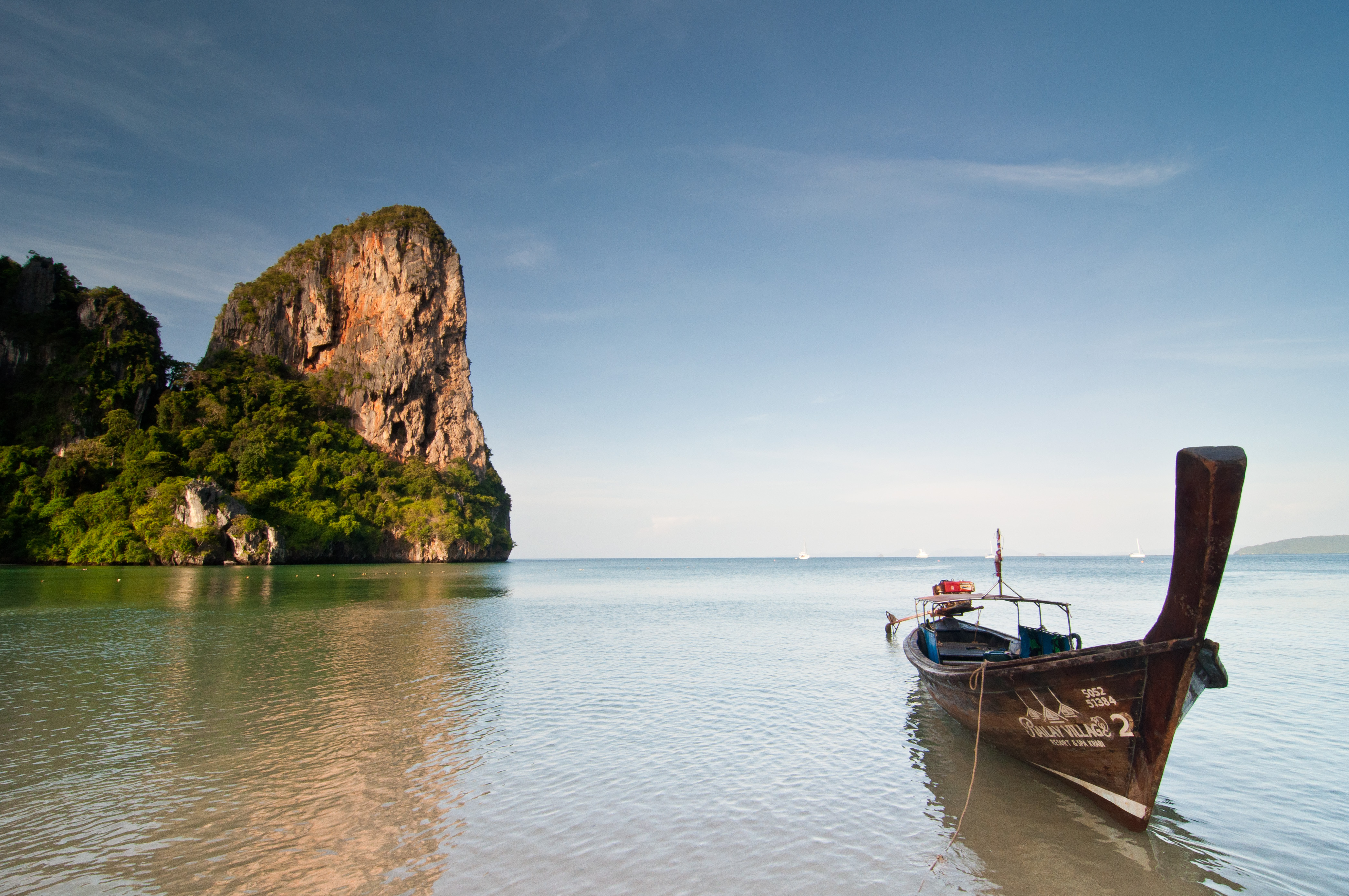 Boat Sea Water Horizon