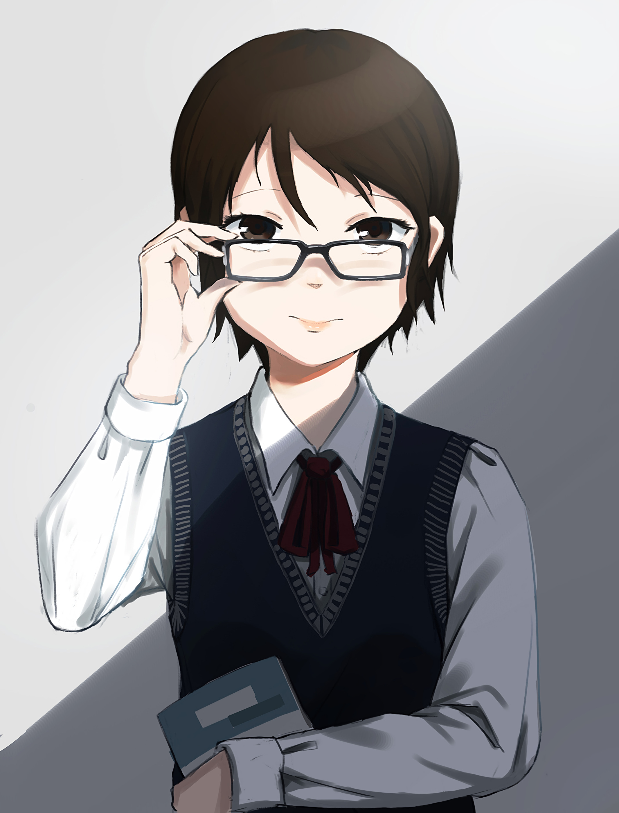 Boy Glasses Anime Art Cartoon