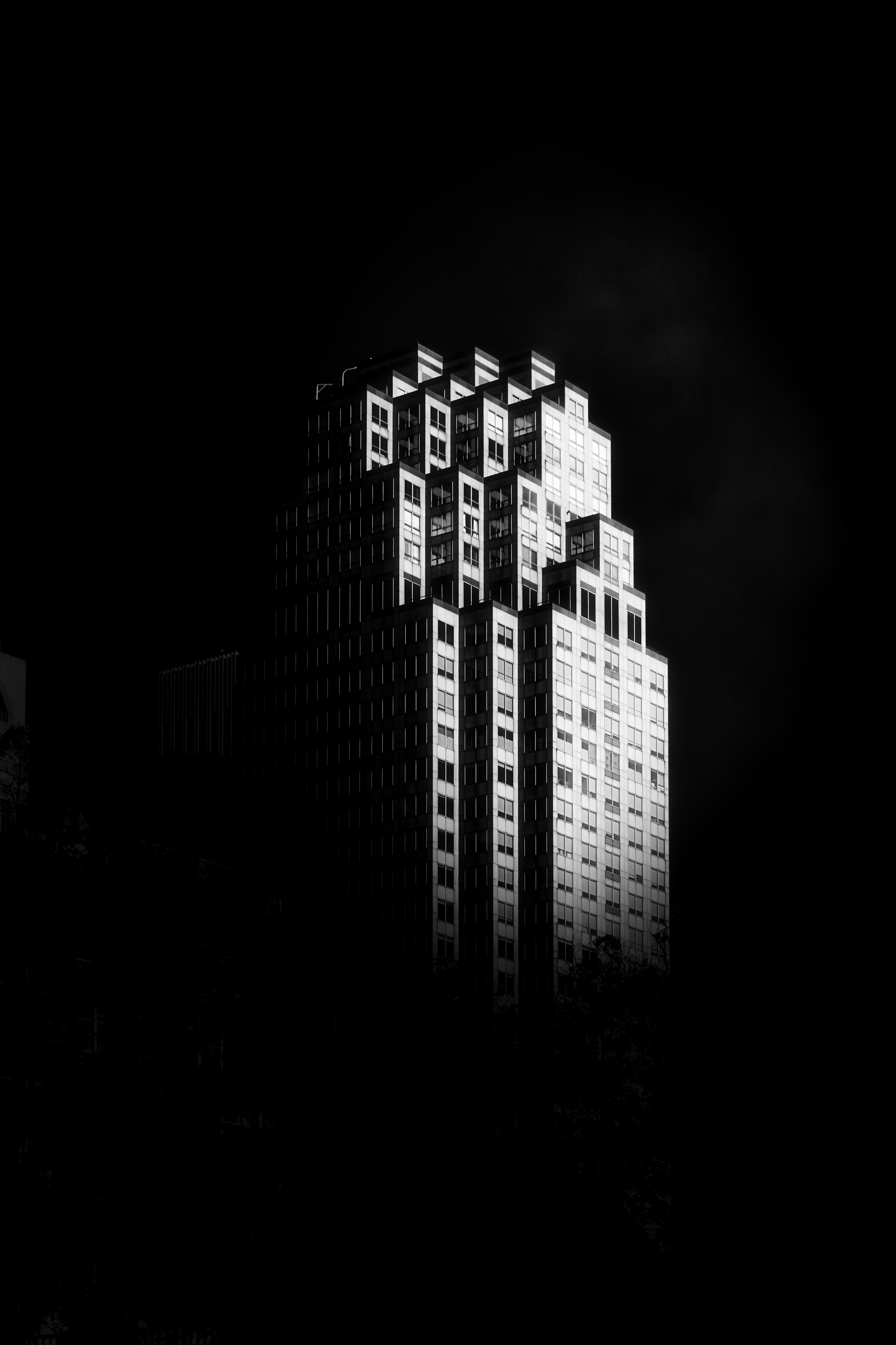 Building Architecture Black-and-white Black