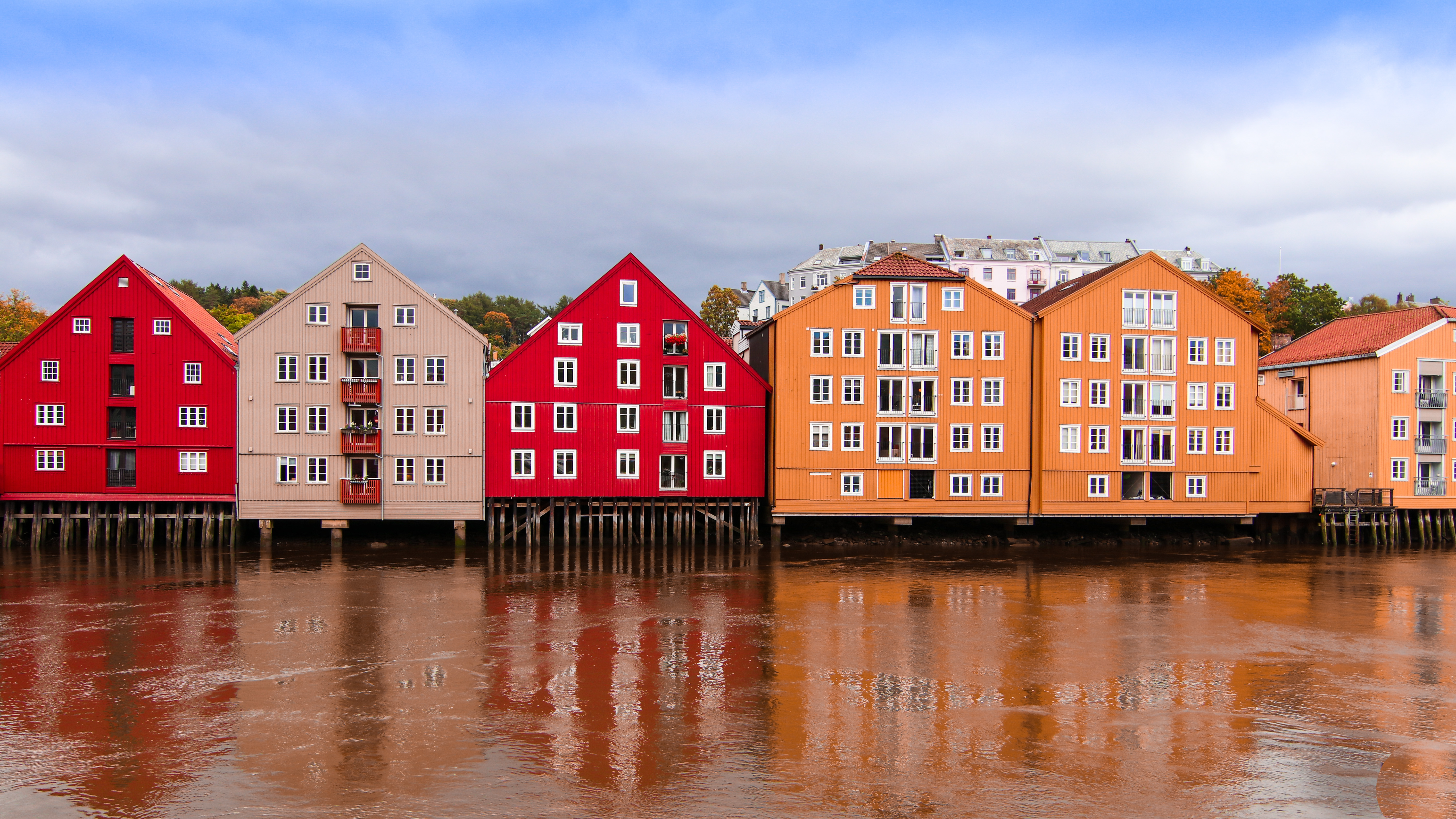 Buildings Architecture Water Red