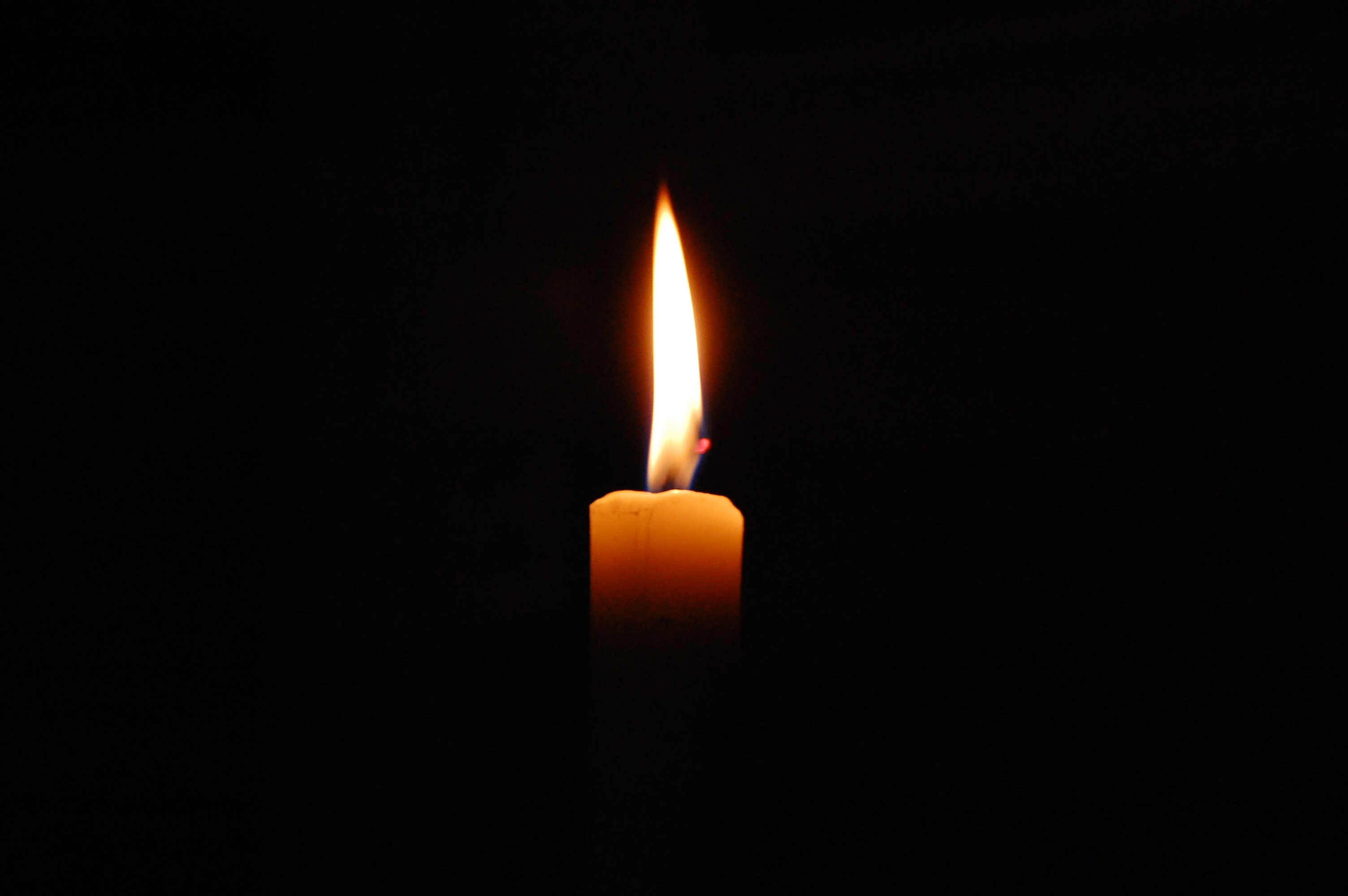 Candle Flame Fire Light Dark