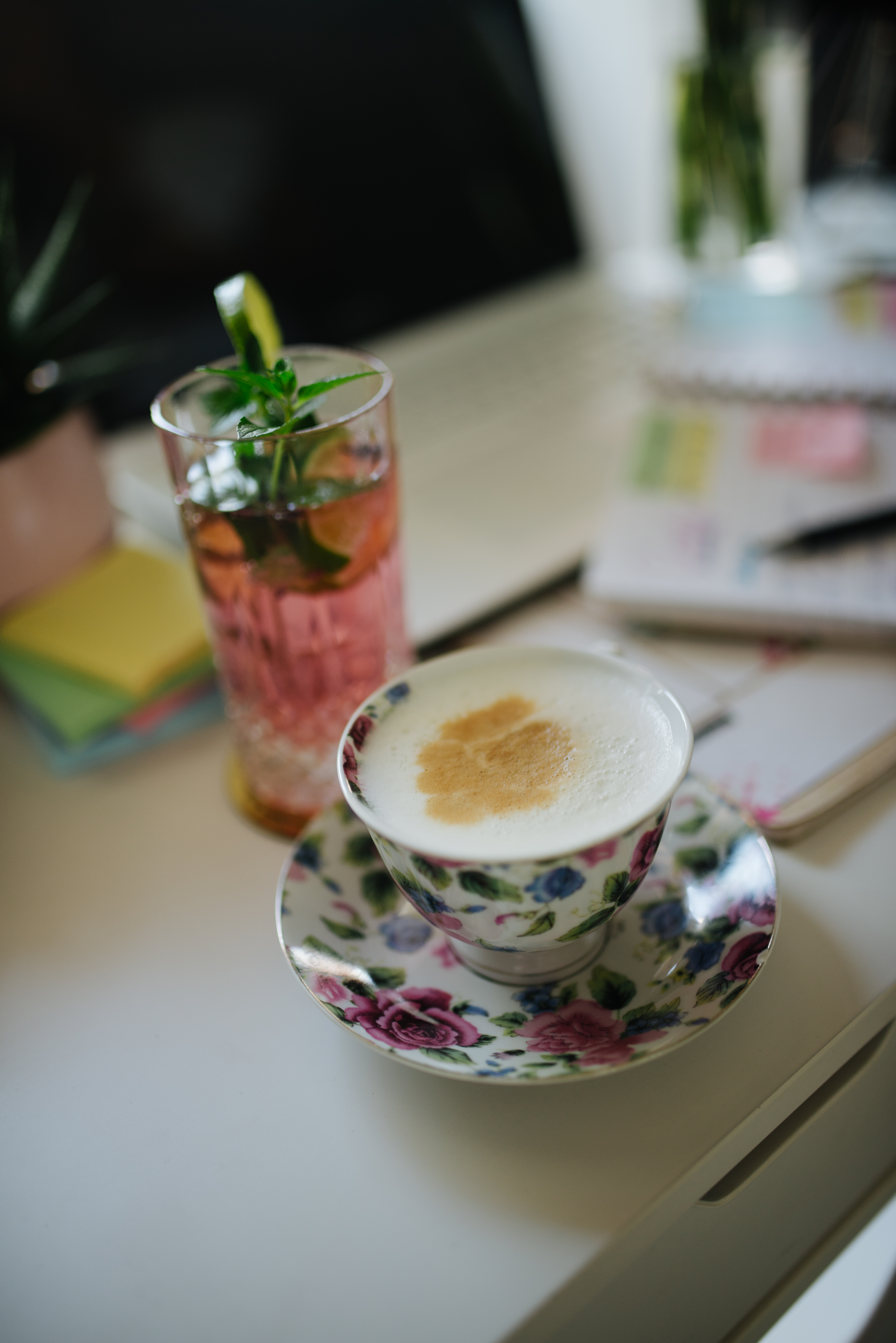 Cappuccino Foam Coffee Drink Cup