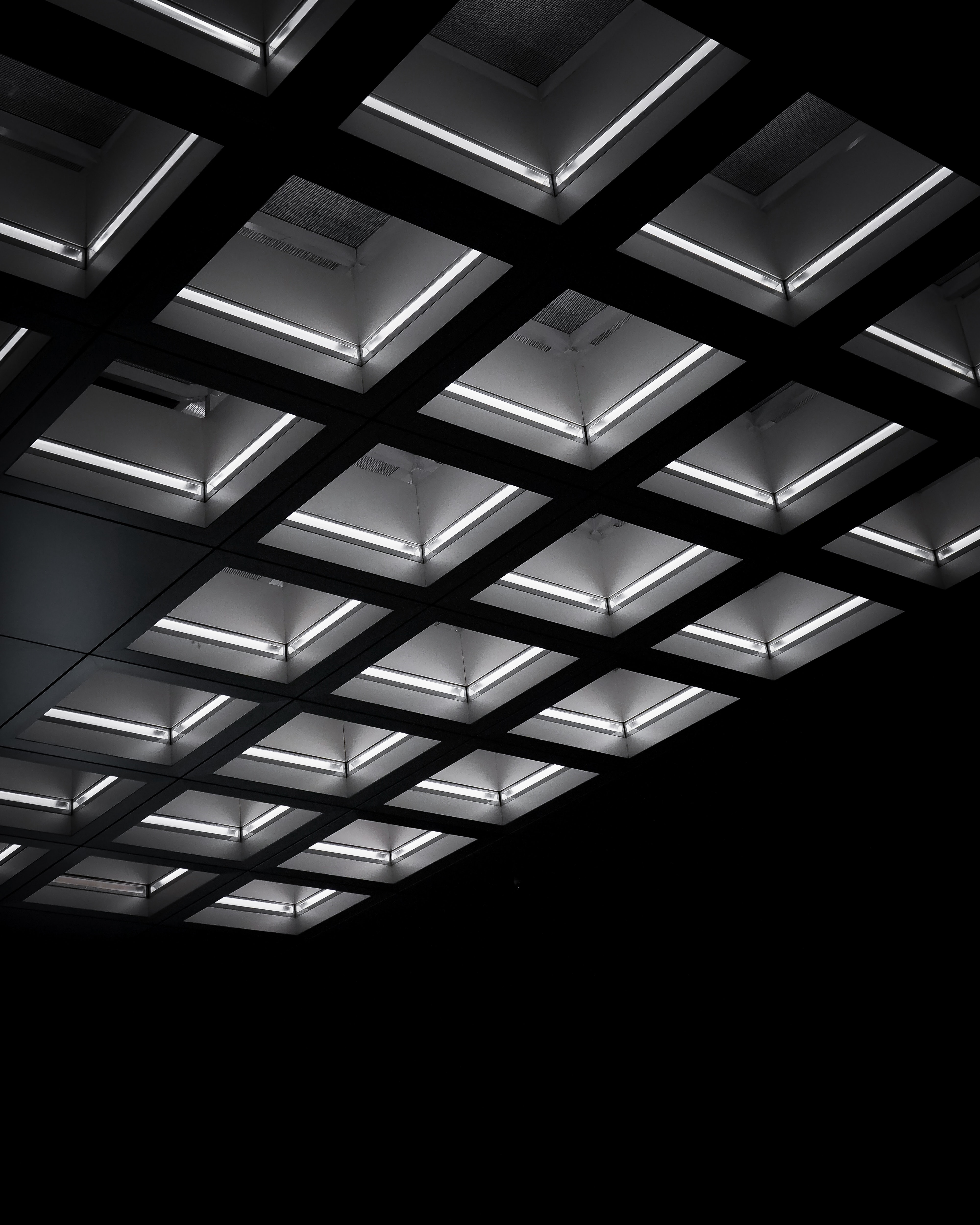 Ceiling Architecture Backlighting Light Black