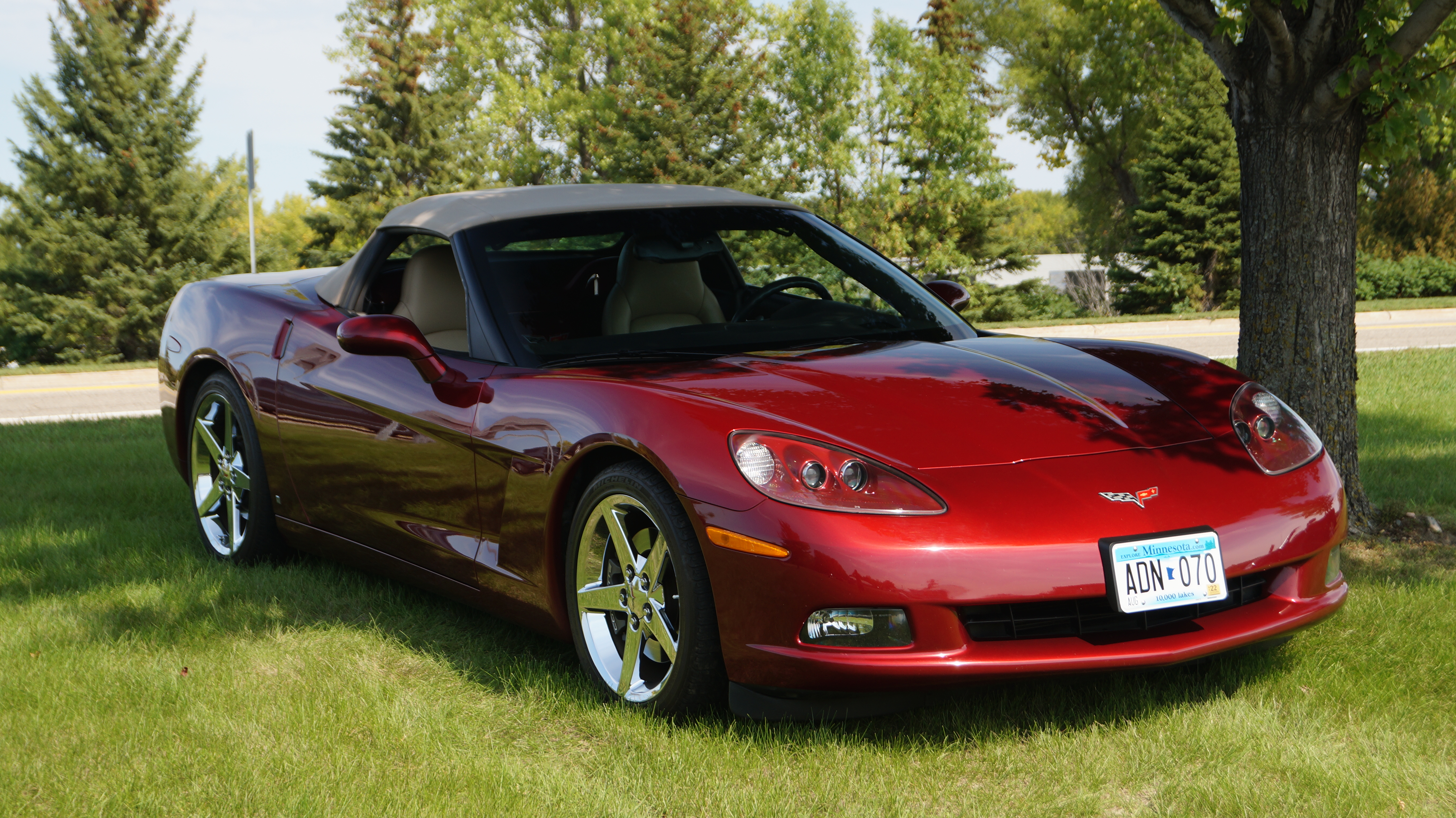 Chevrolet-corvette Chevrolet Car Red