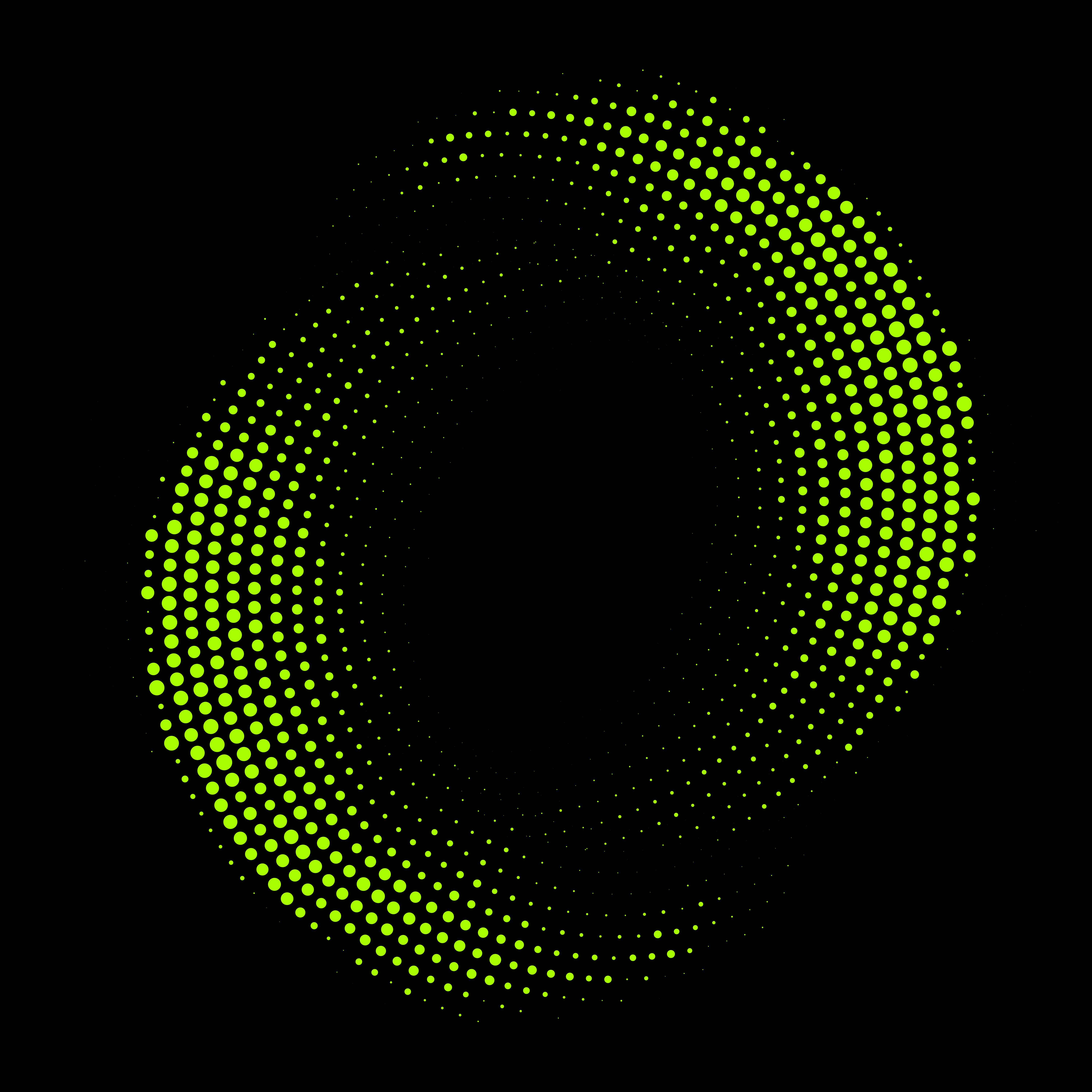 Circles Points Abstraction Green Black