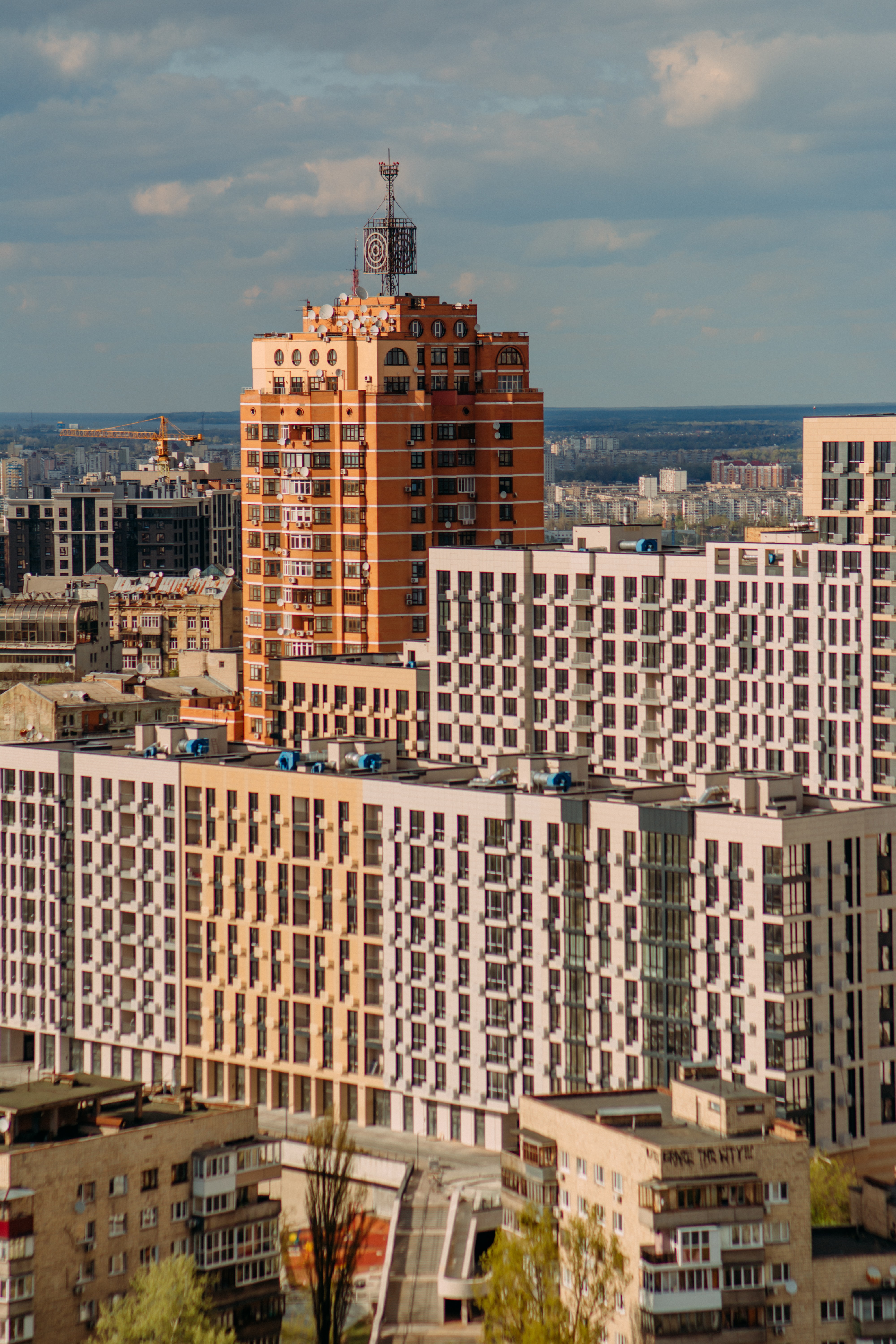 City Architecture Buildings Aerial-view