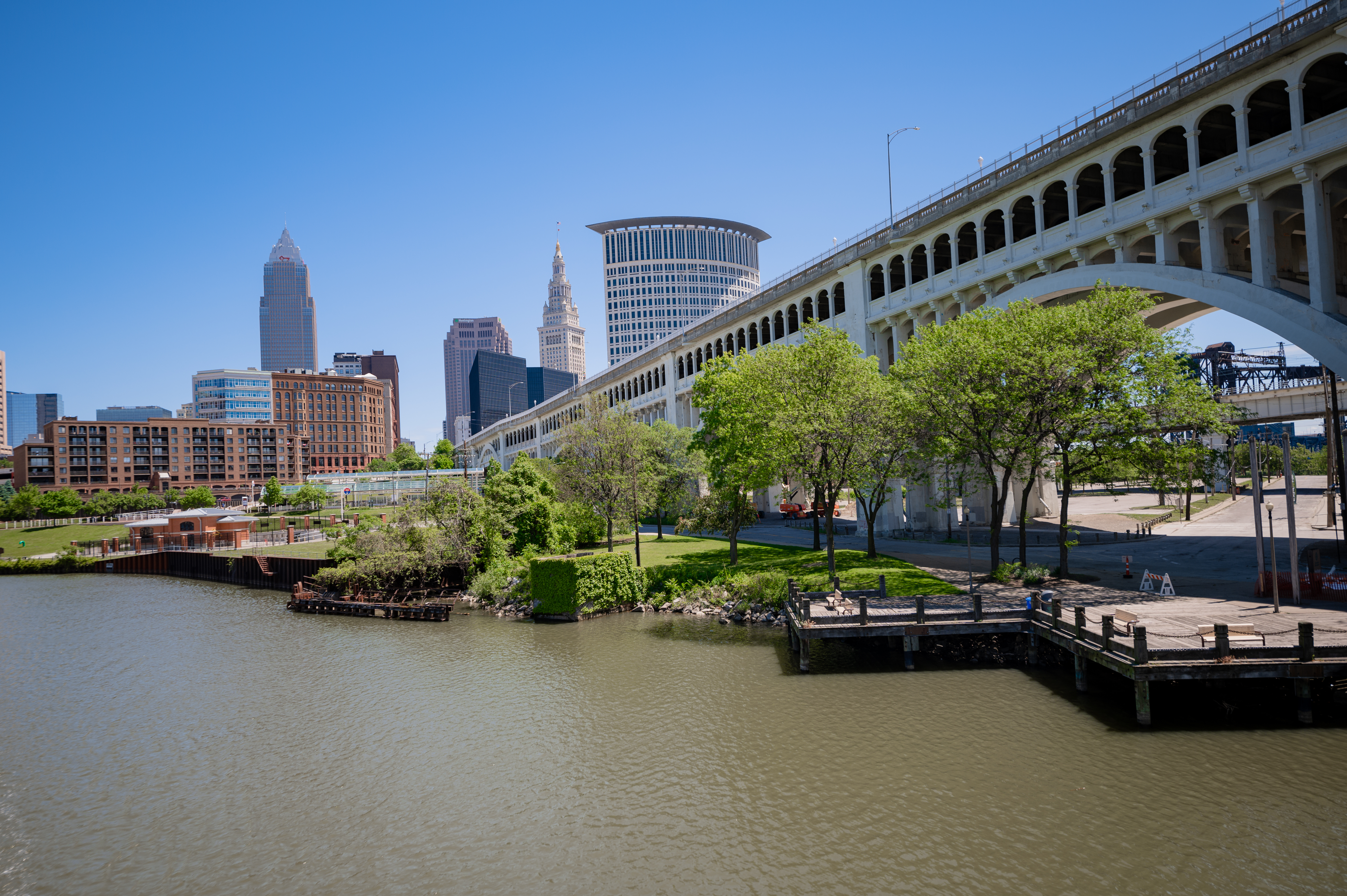 City Buildings Architecture Pier Water