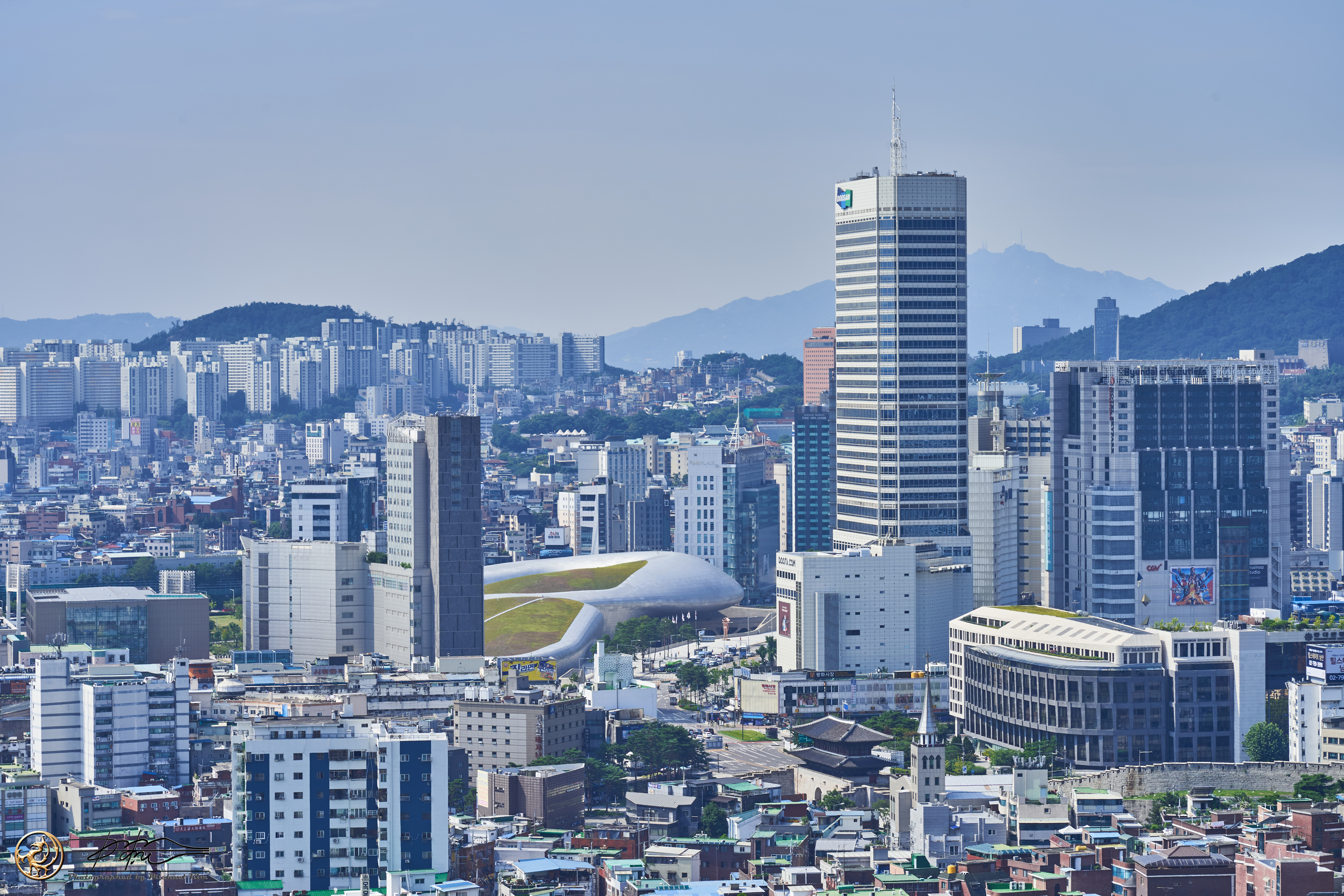 City Buildings Metropolis Cityscape Aerial-view