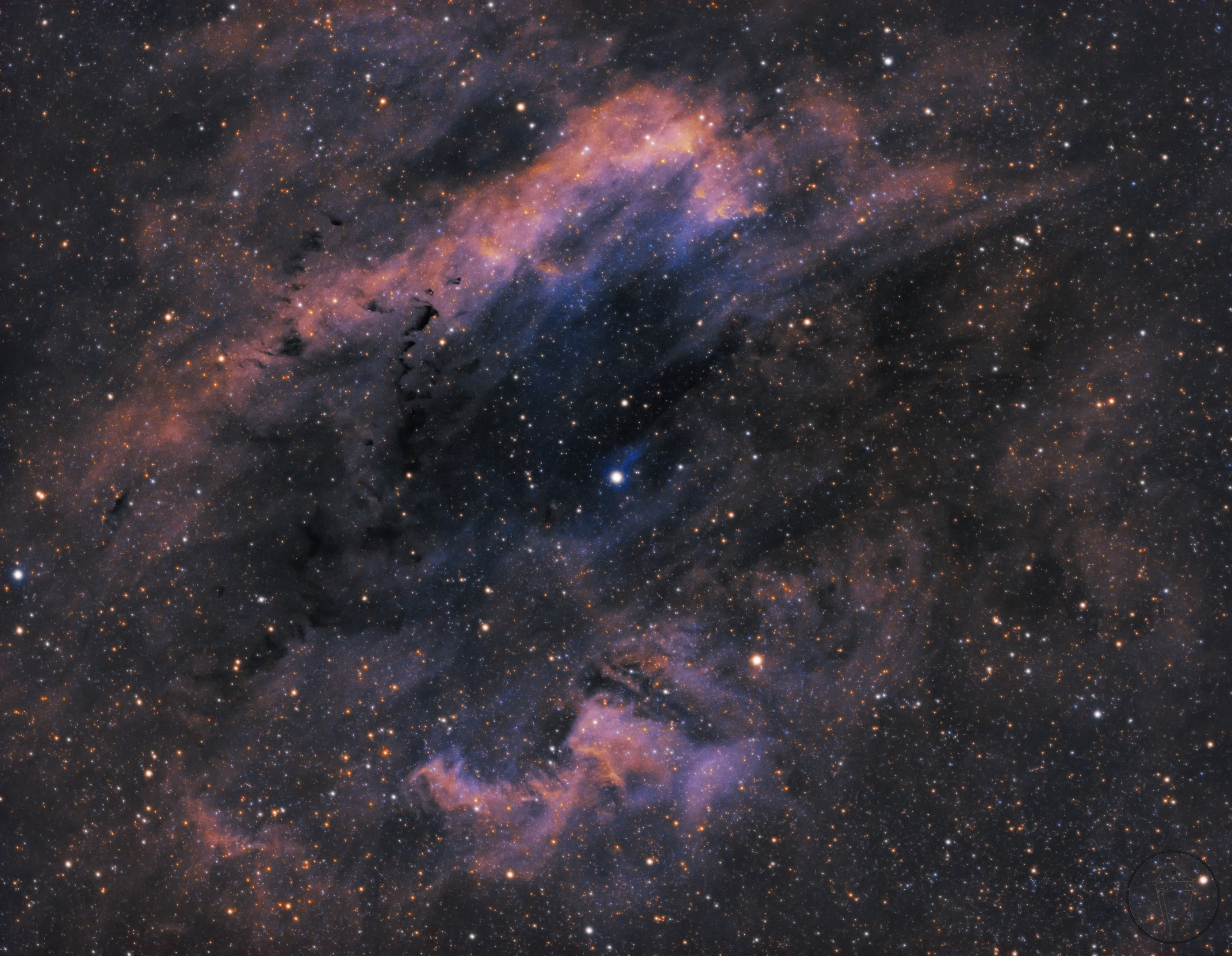 Clamshell-nebula Nebula Stars Shine Space