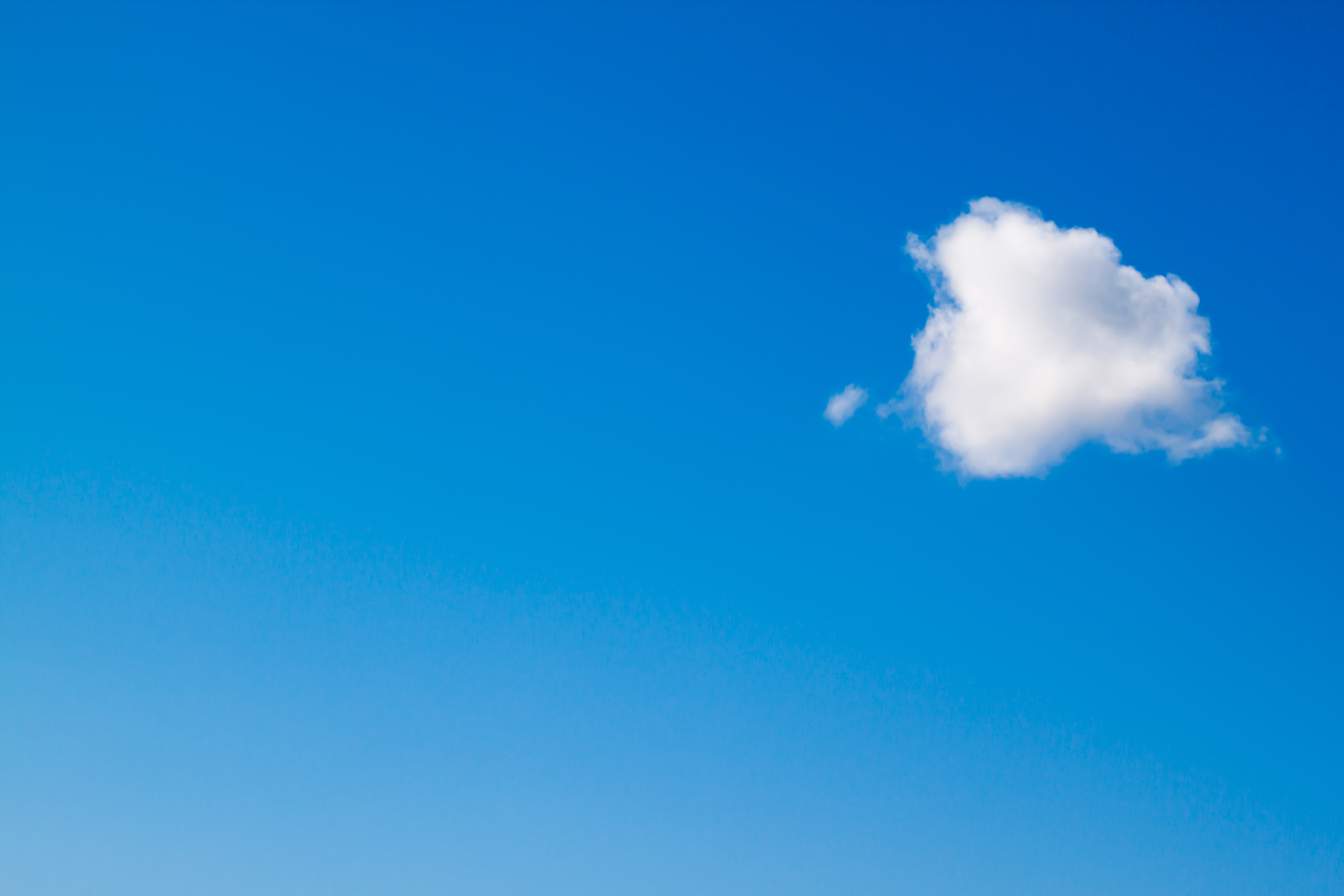 Cloud Sky Minimalism Blue