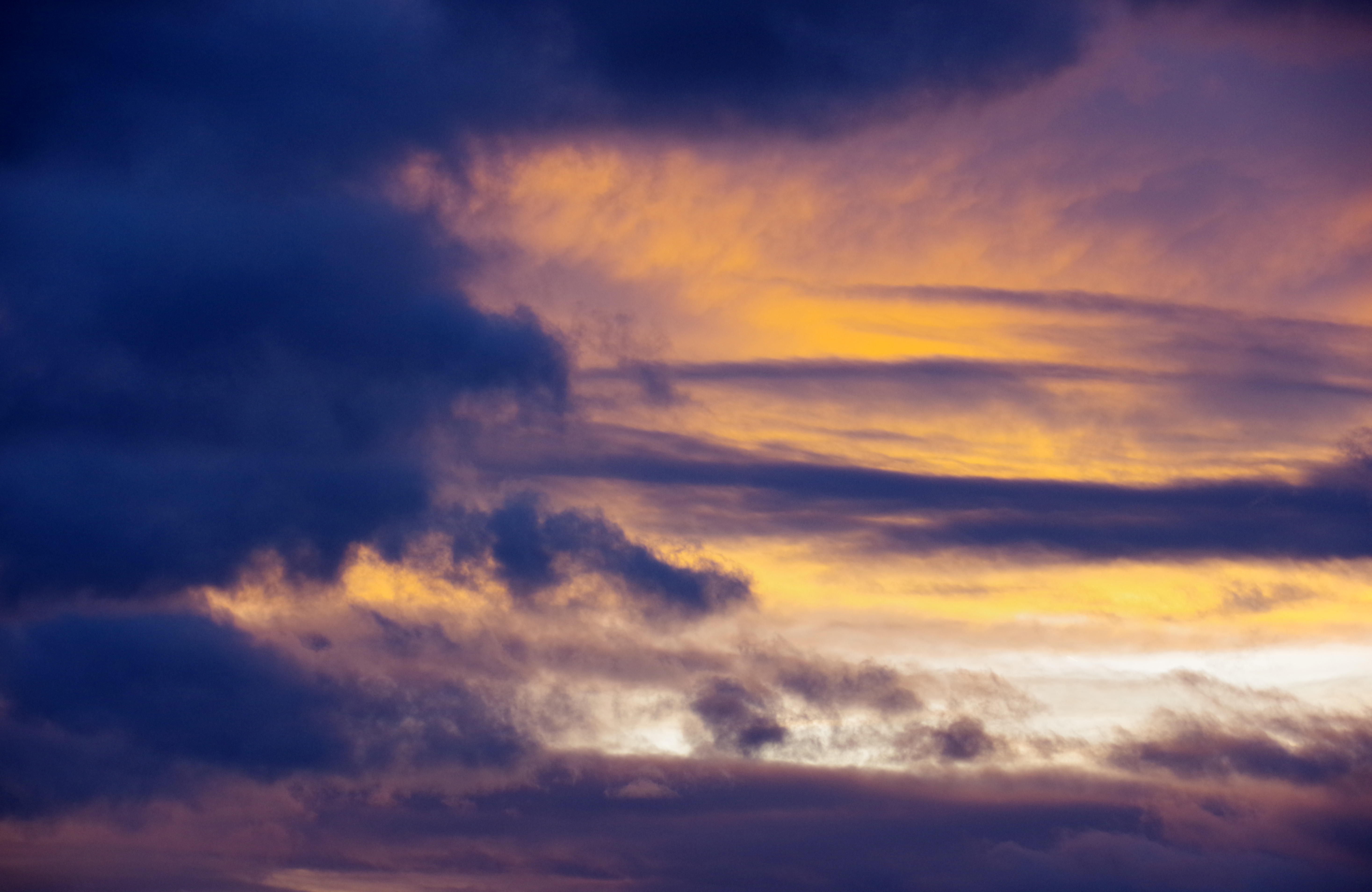 Clouds Sky Twilight Blue