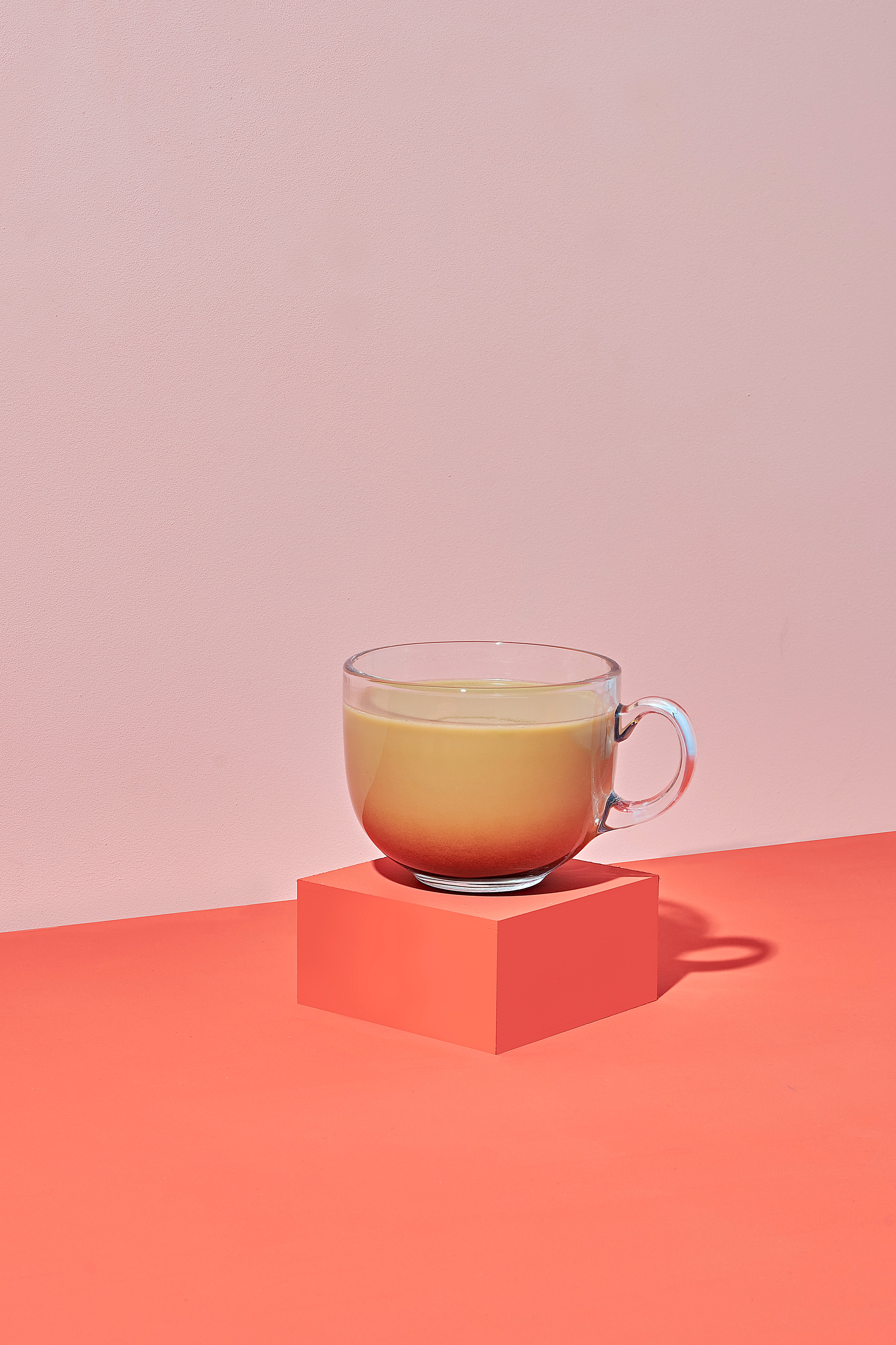 Coffee Drink Cup Minimalism Pink