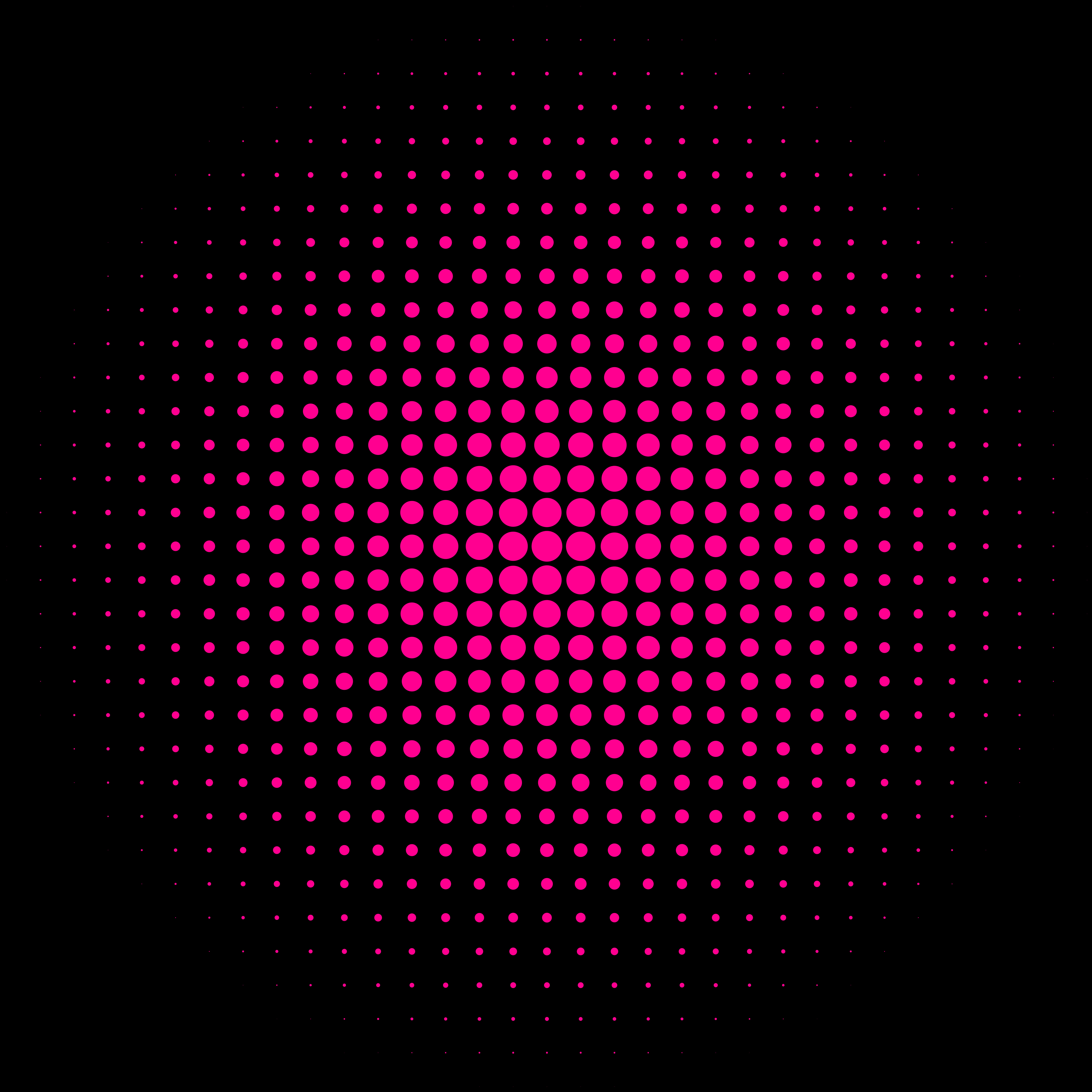 Dots Circles Abstraction Pink