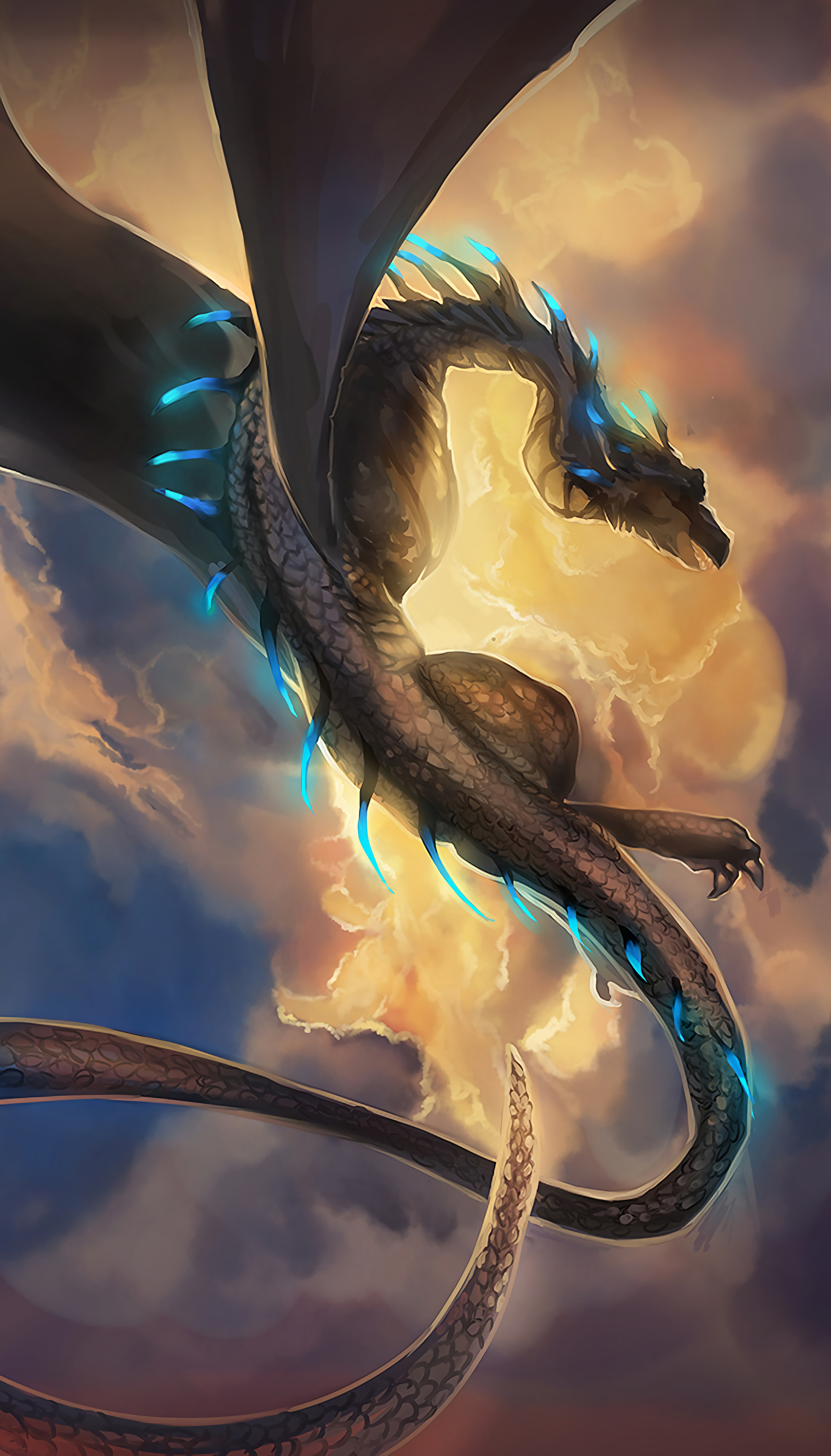 Dragon Snake Fantasy Art