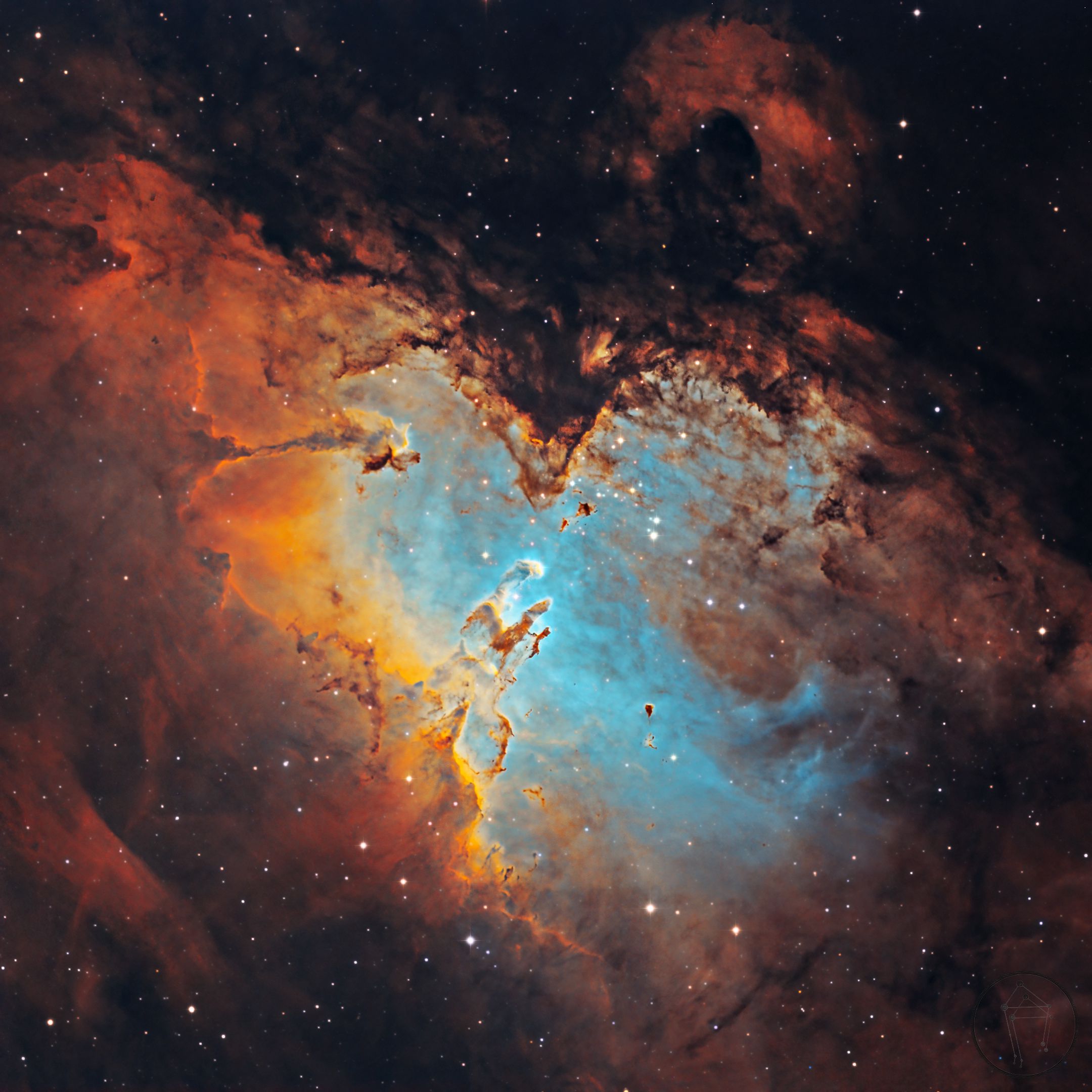 Eagle-nebula Glow Nebula Space Stars