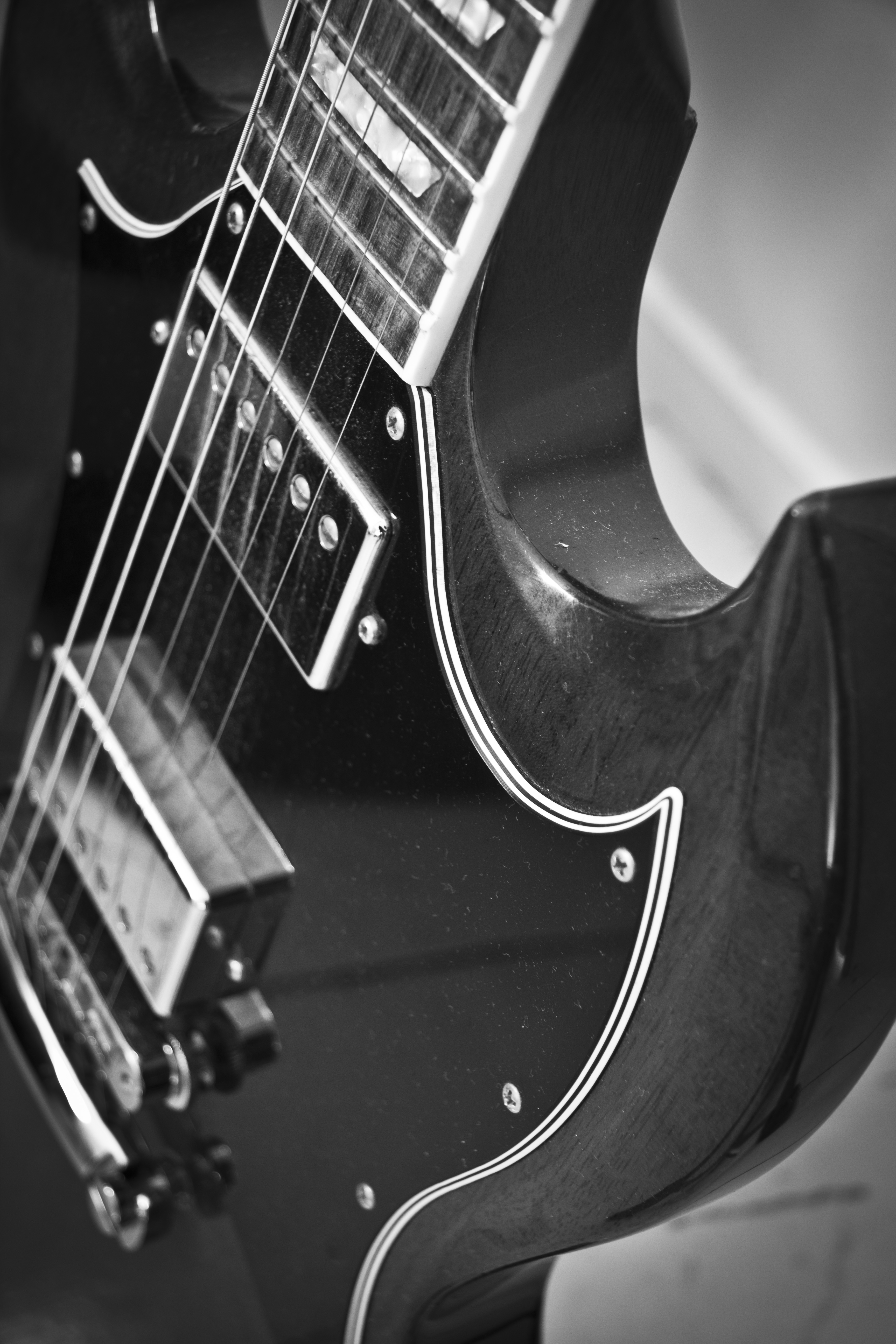 Electric-guitar Guitar Music Black-and-white