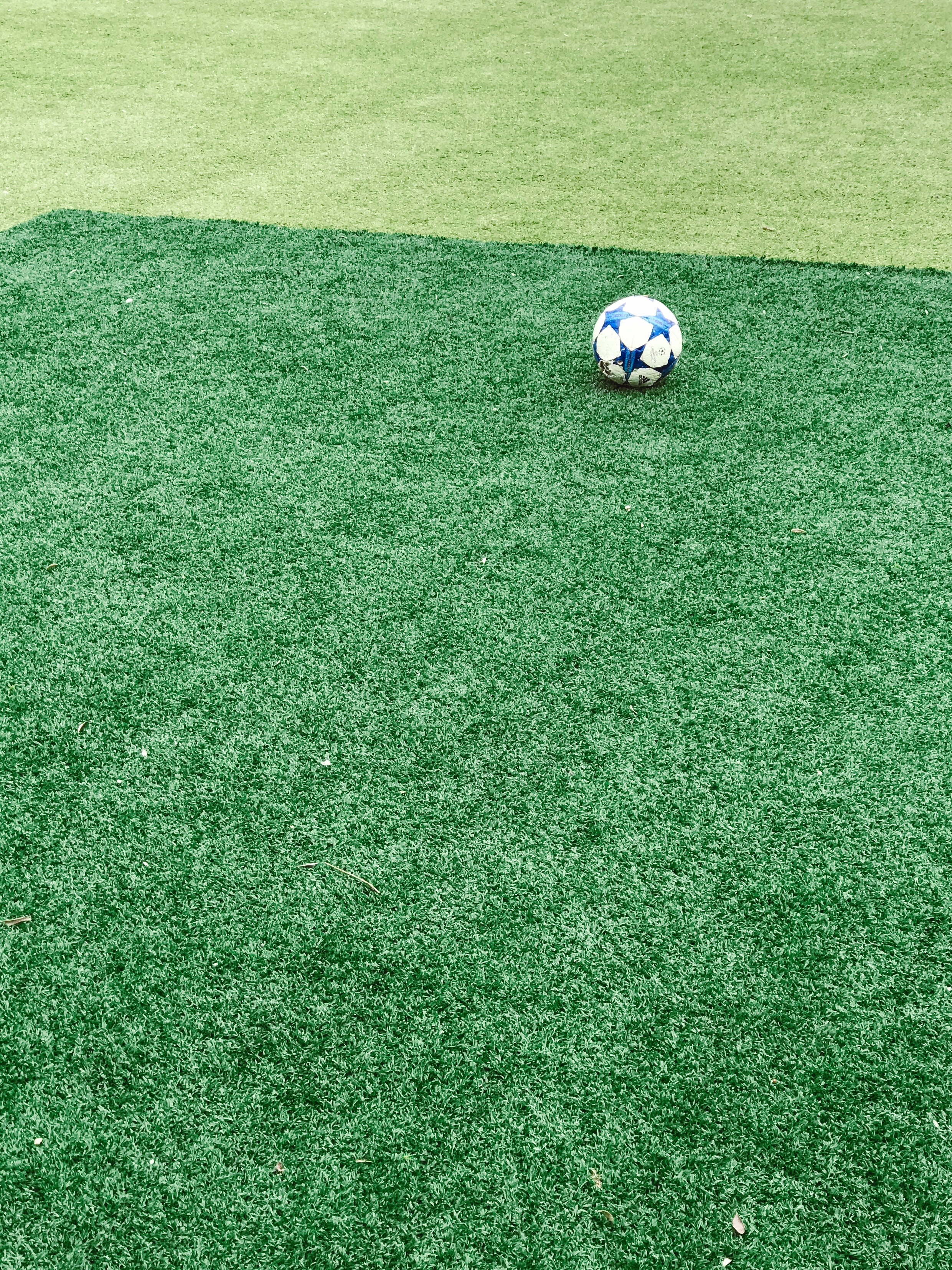 Football-field Ball Football Lawn Grass Green