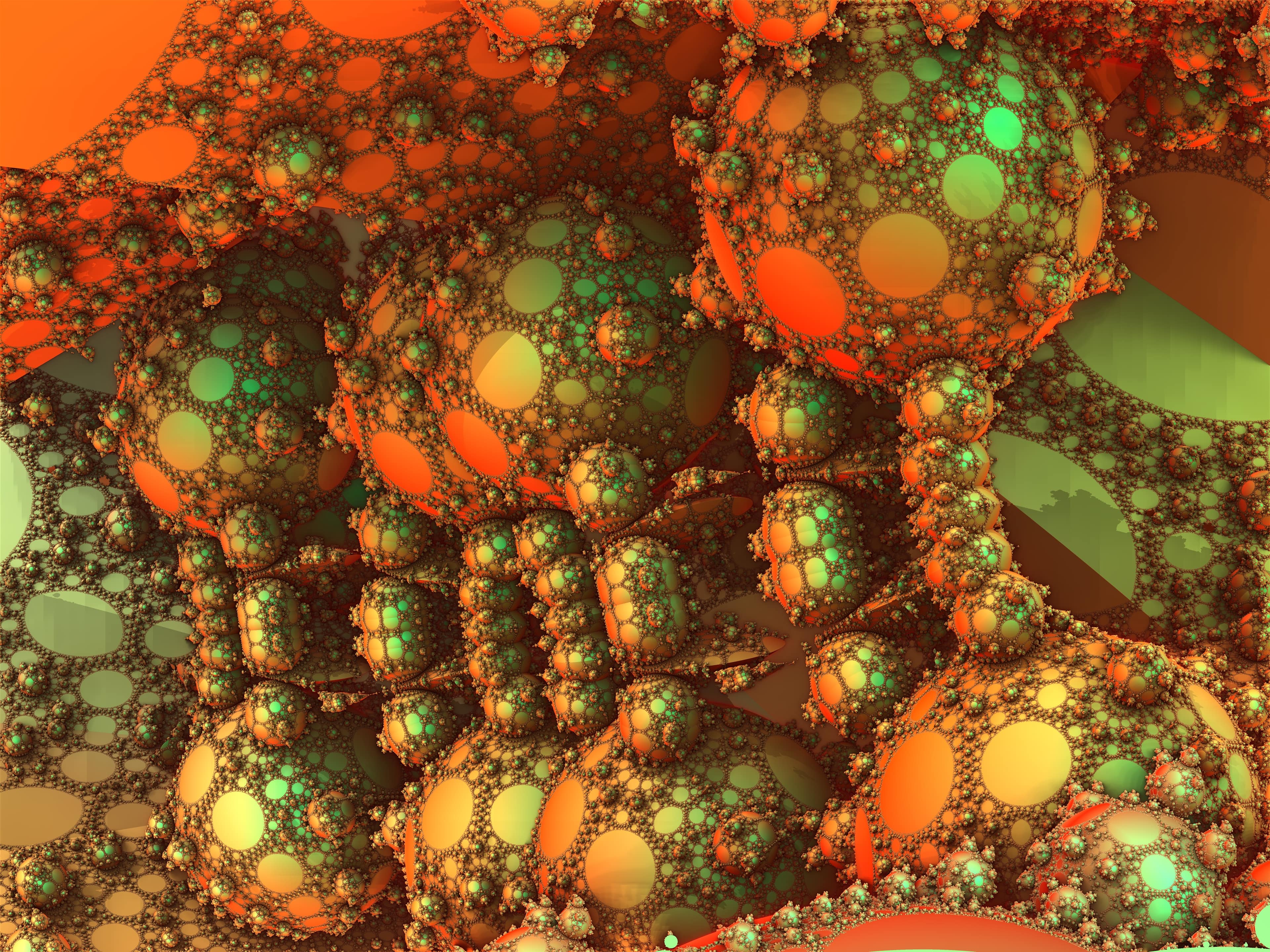 Fractal Bubbles Shapes 3d