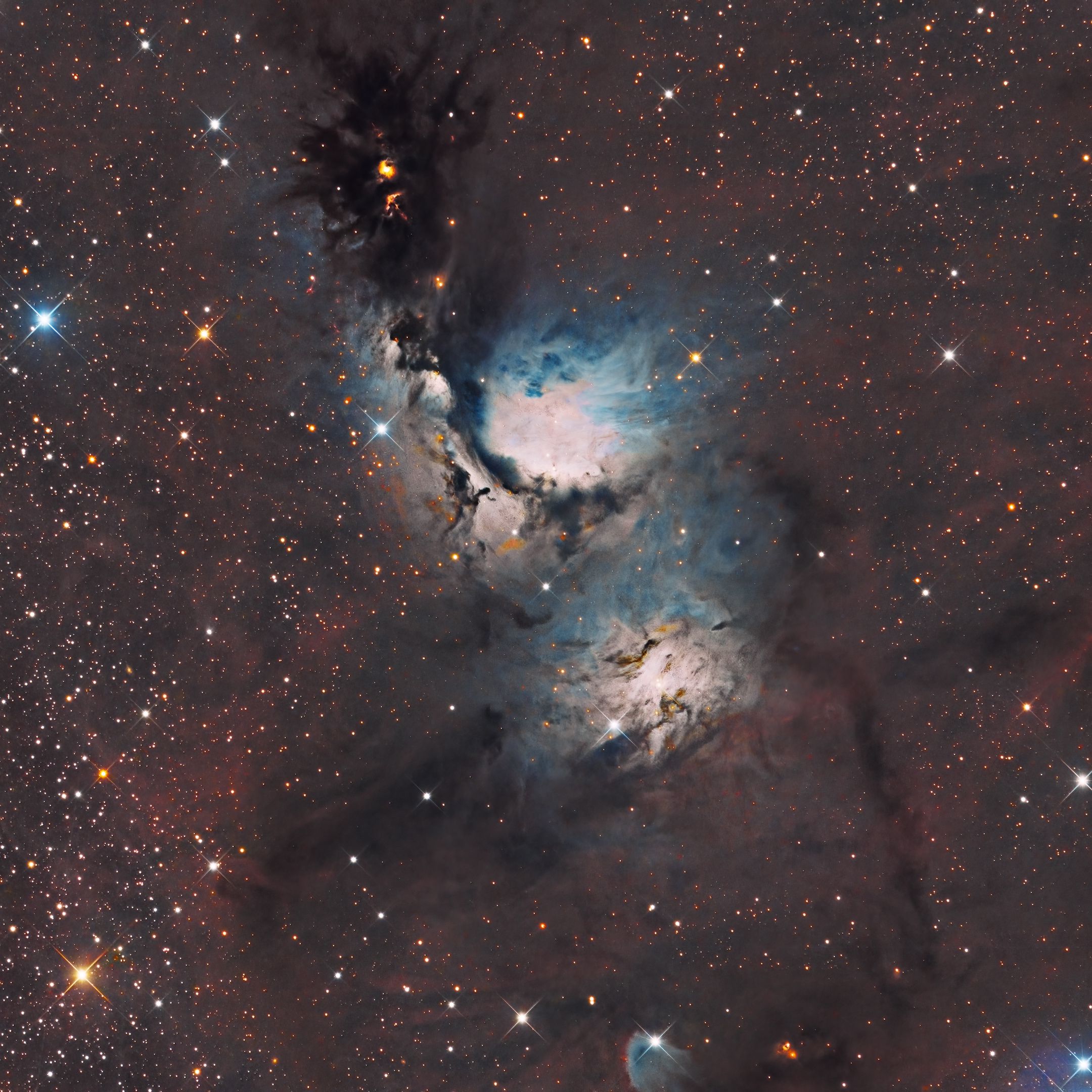Galaxy Nebula Glow Glare Space