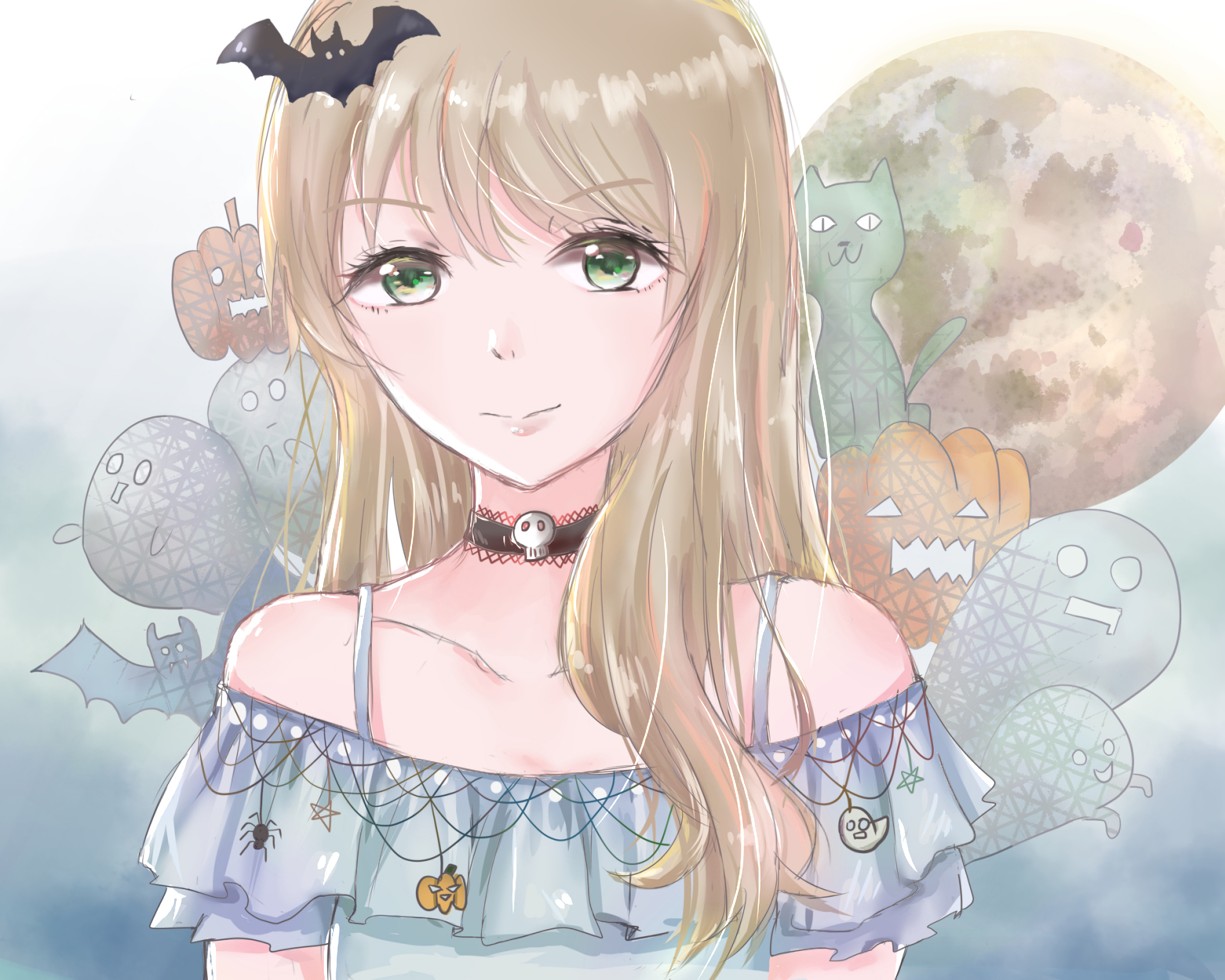 Girl Choker Dress Halloween Anime