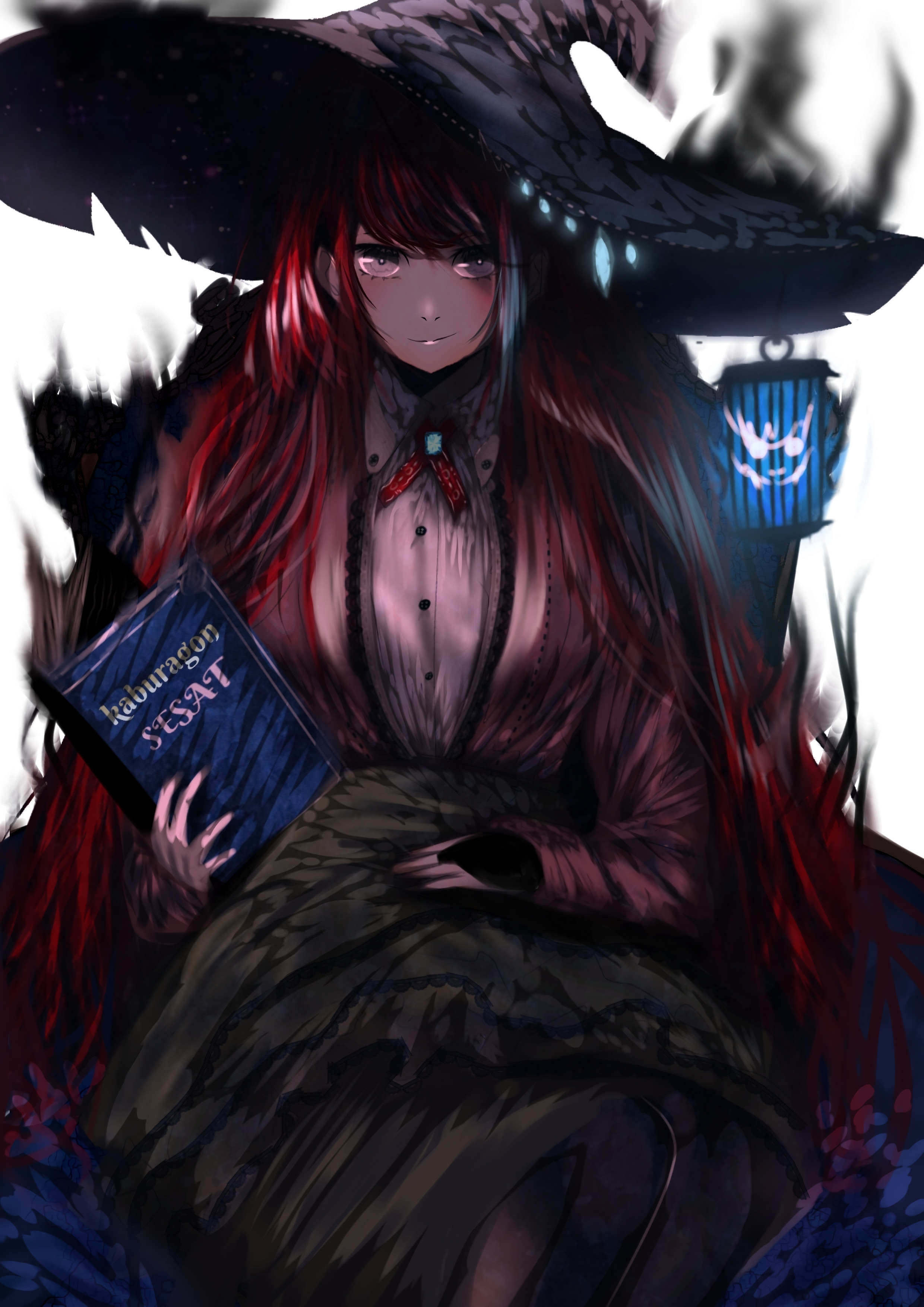 Girl Witch Hat Anime Art