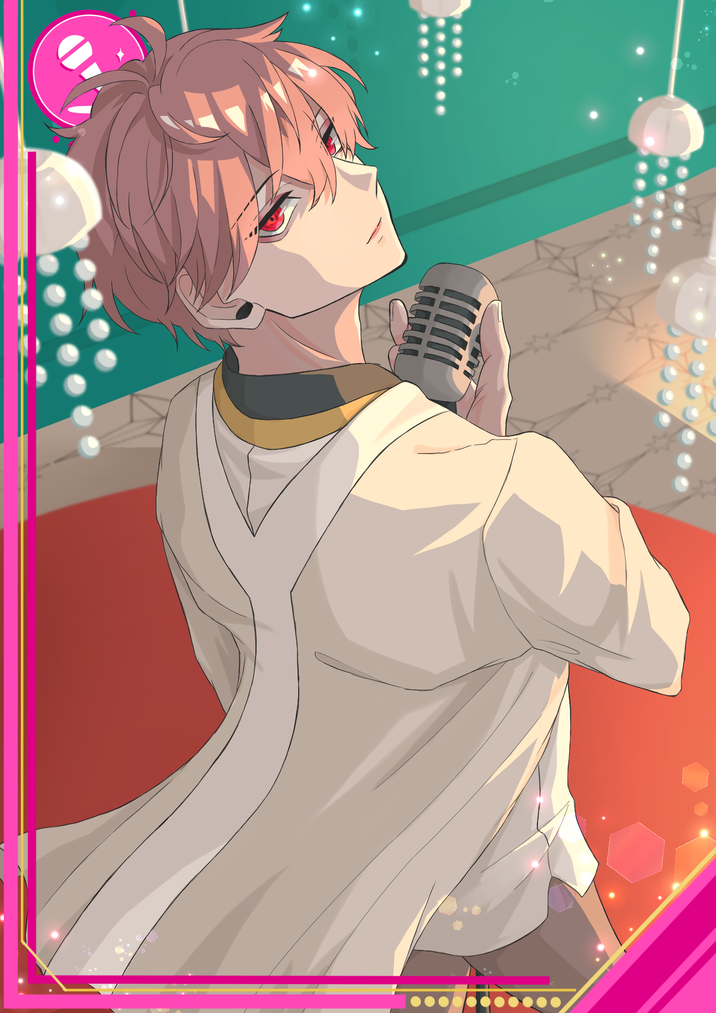 Guy Microphone Singer Music Anime