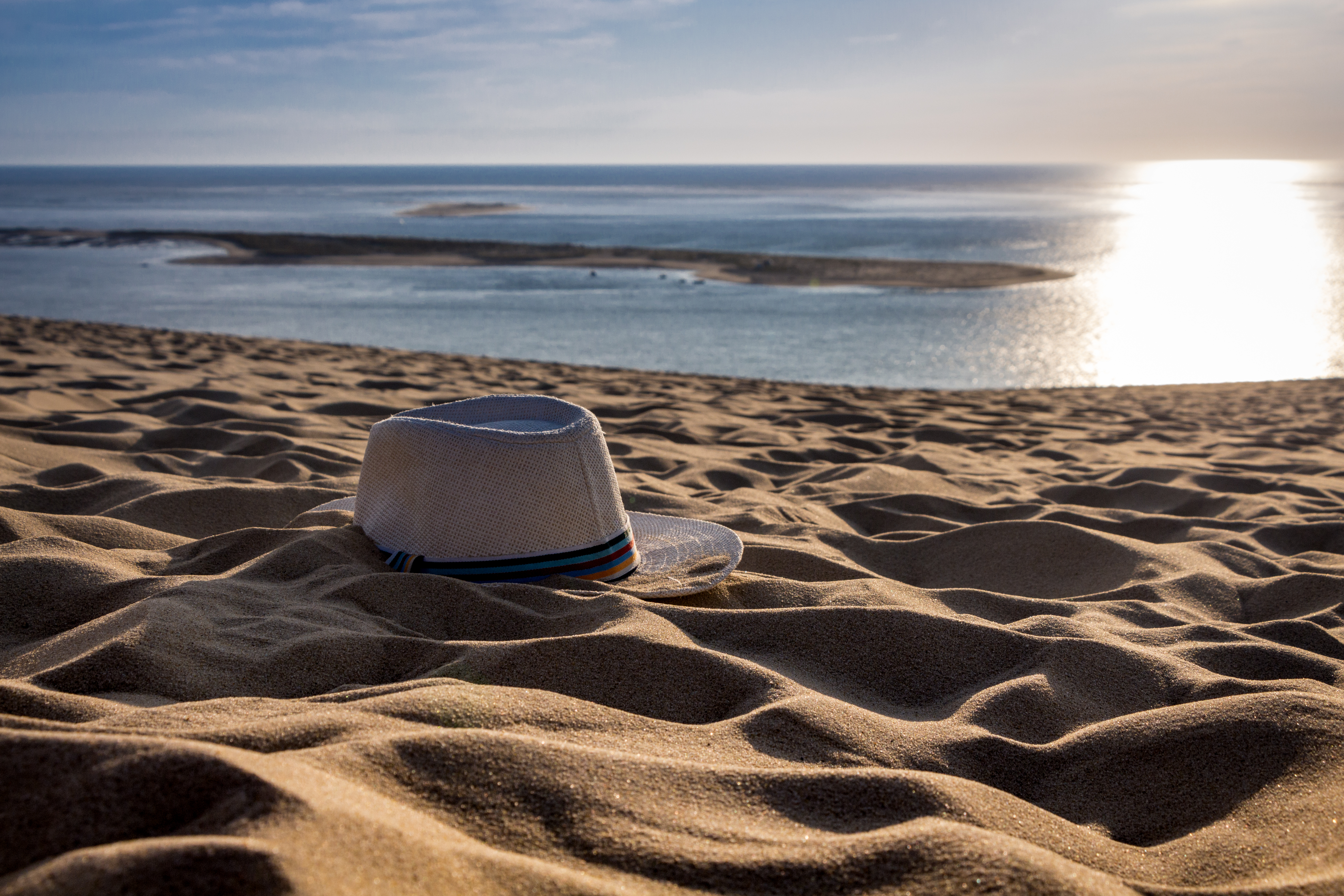 Hat Sand Beach Summer