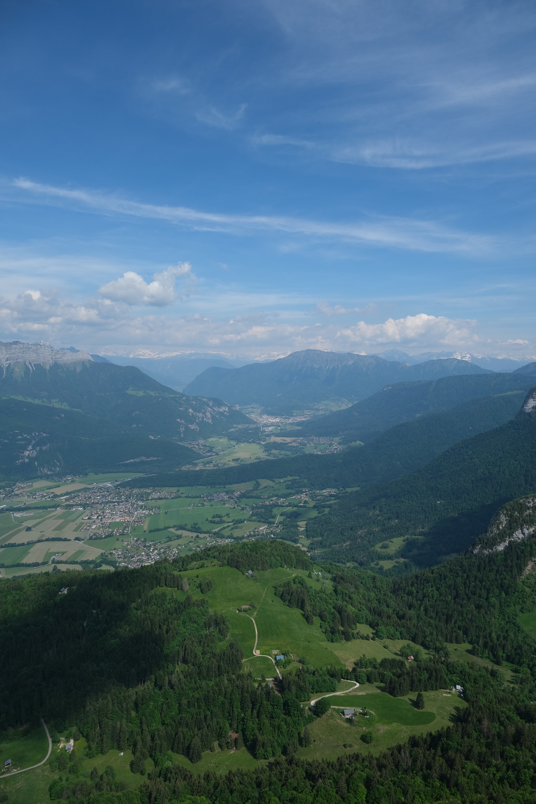 Hills Trees Landscape Aerial-view