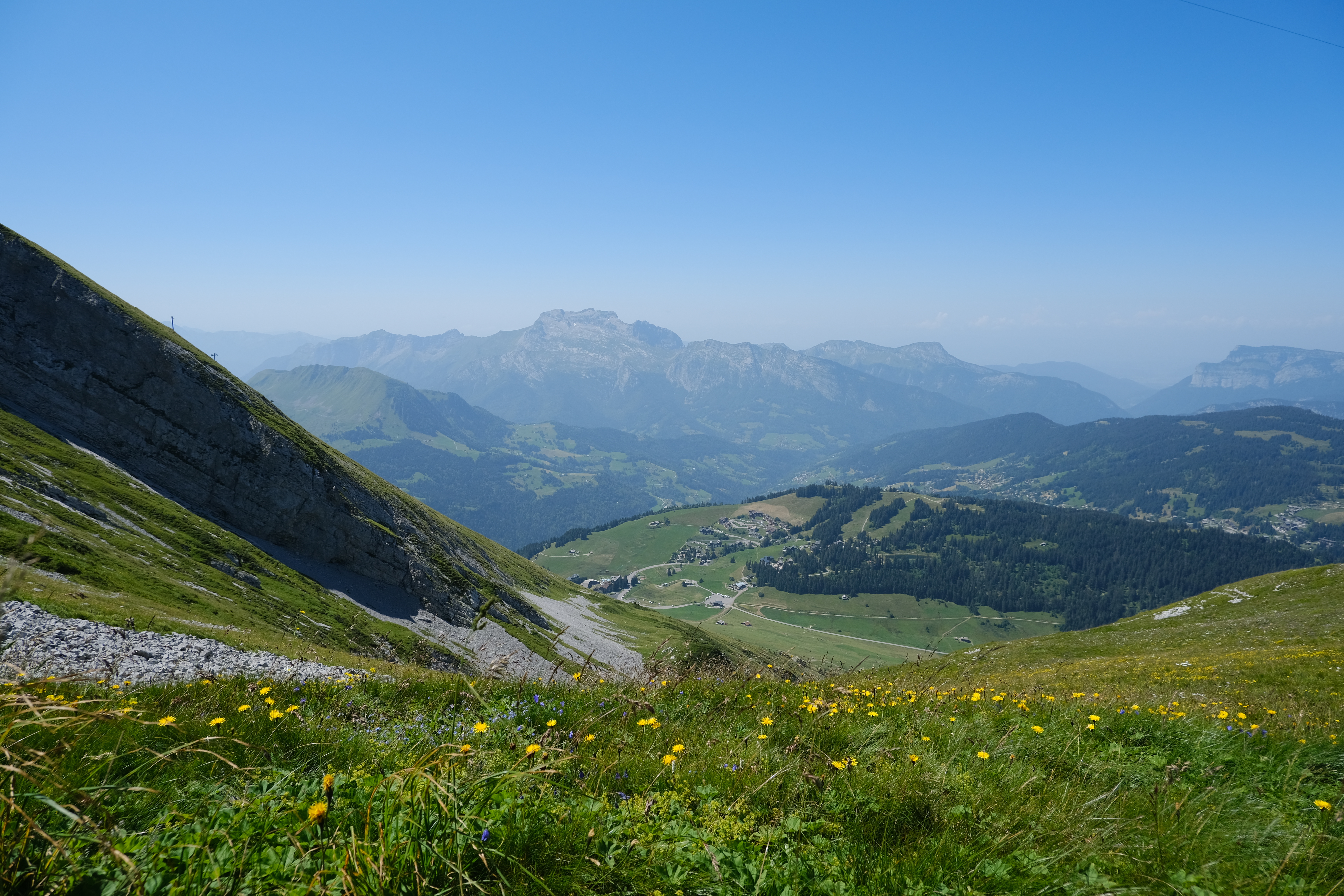 Hills Valley Nature Landscape Green