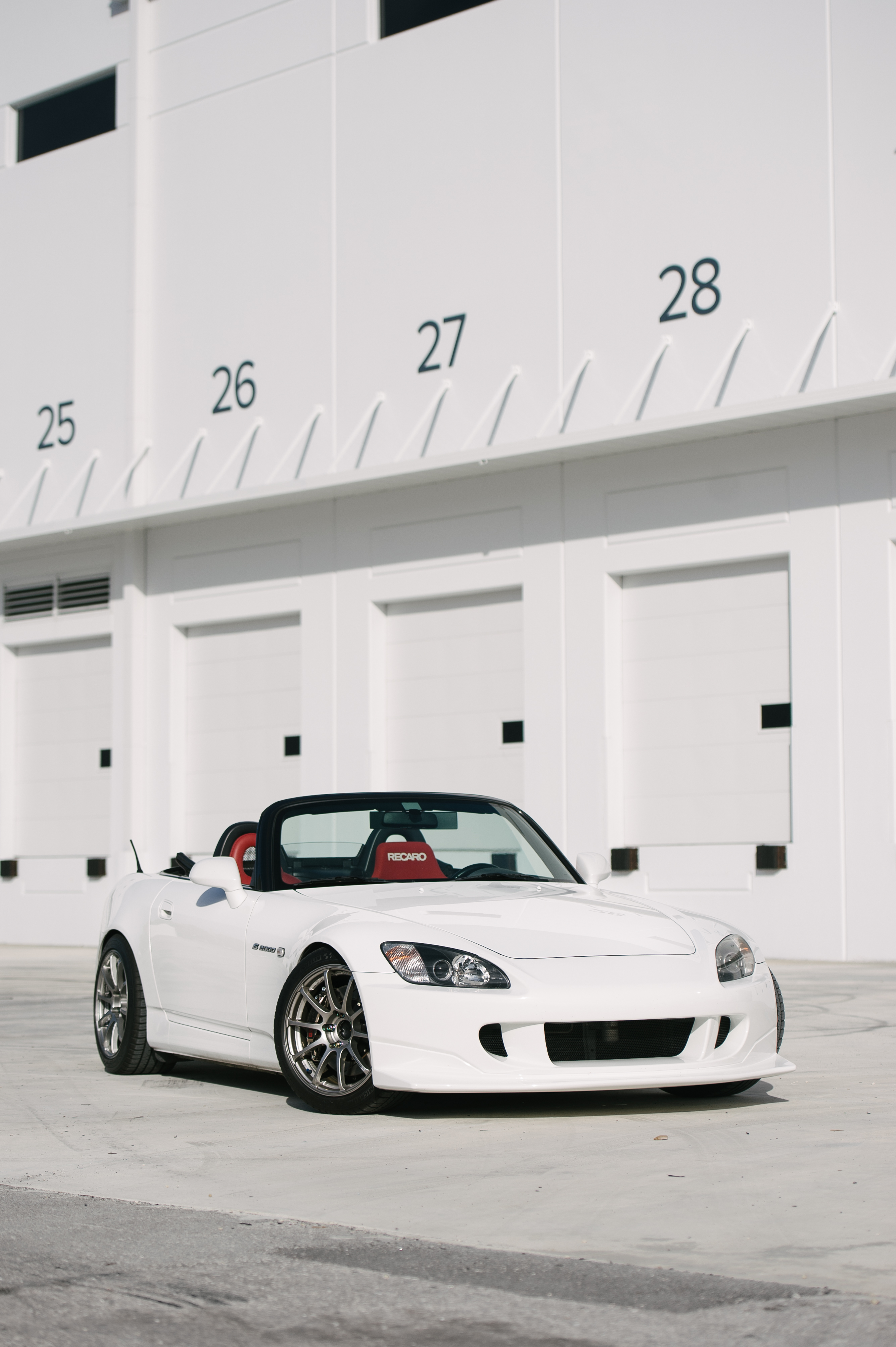 Honda-s2000 Honda Car White Parking