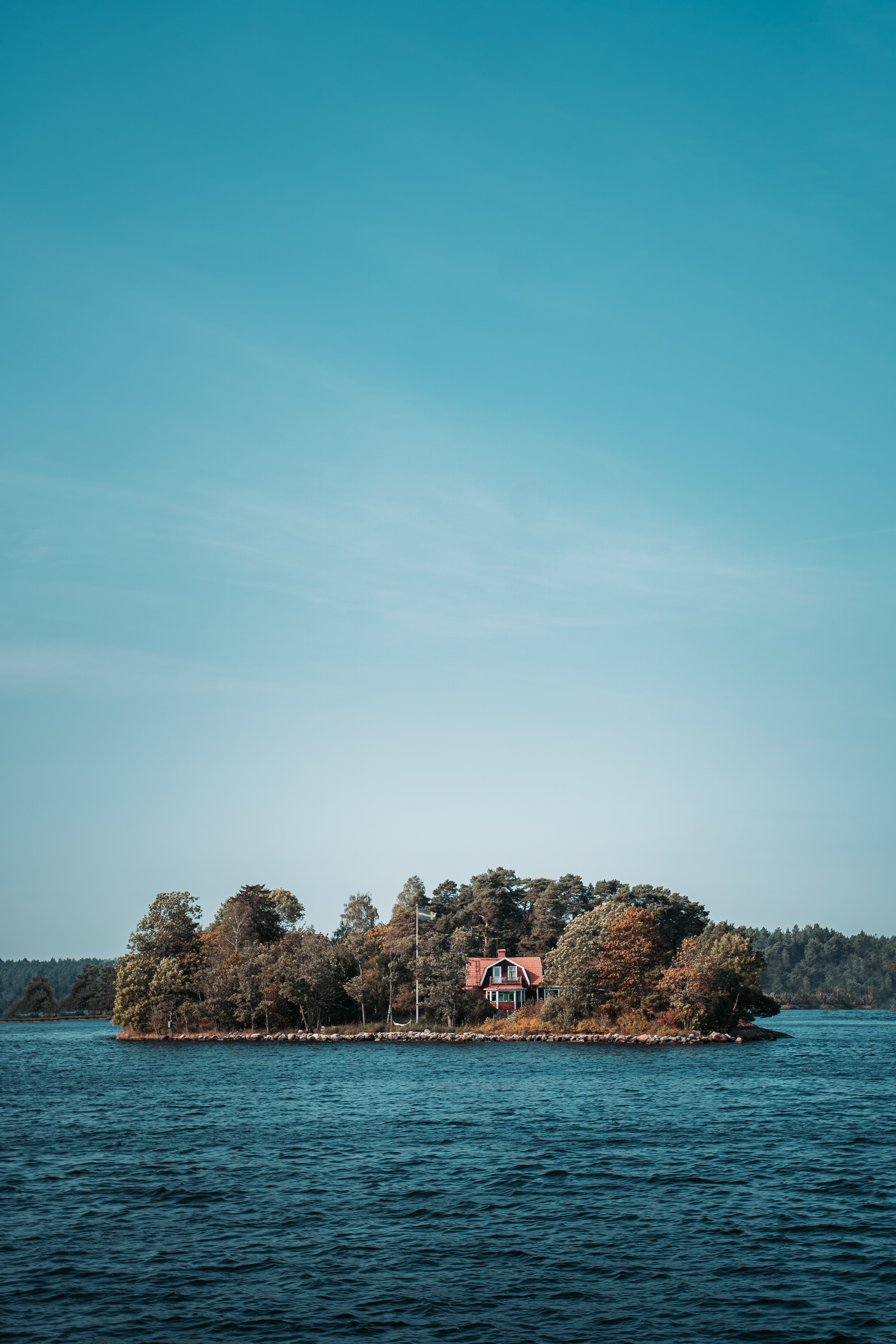 Island House Sea Landscape