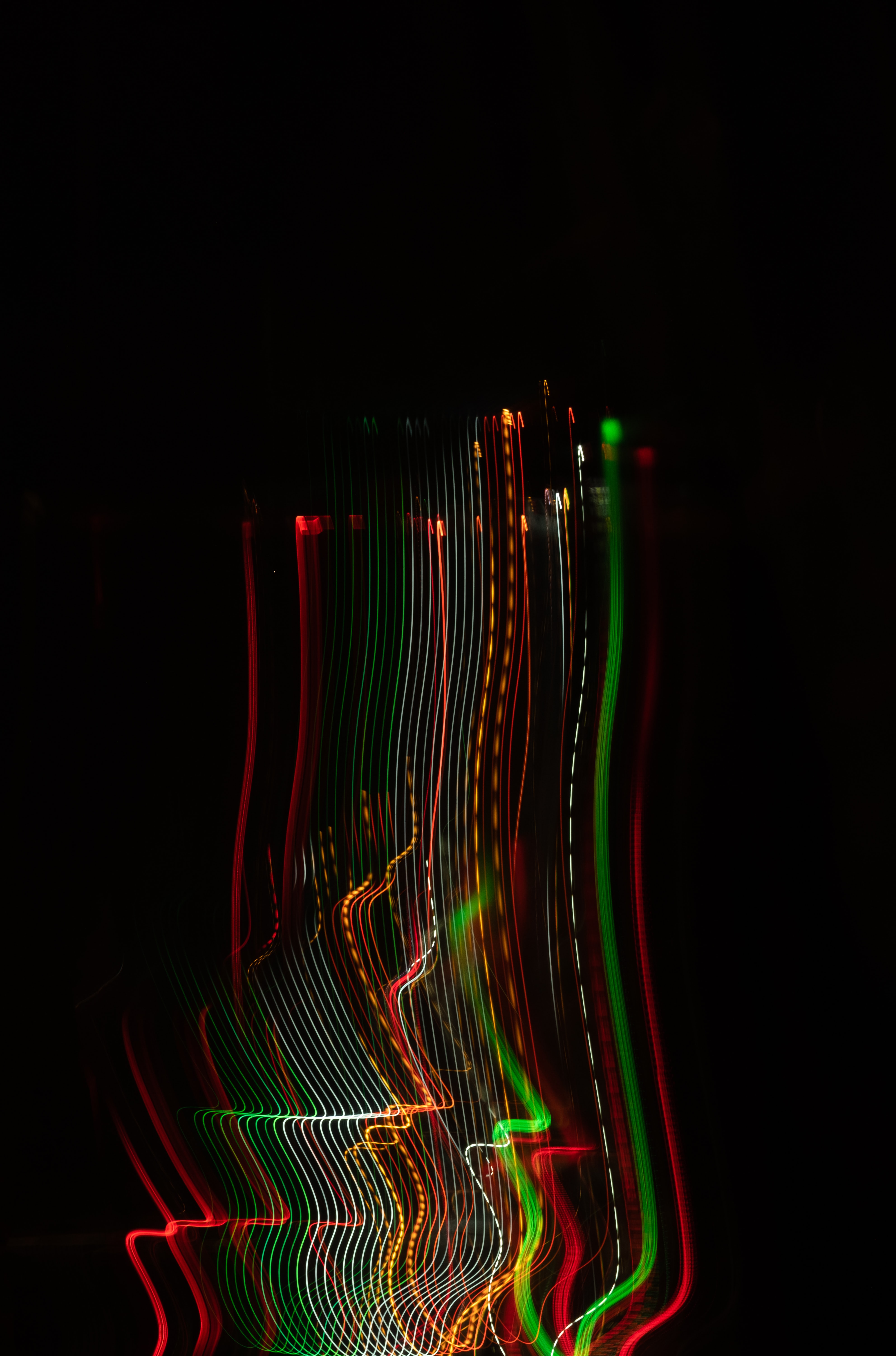 Light Lines Abstraction Colorful