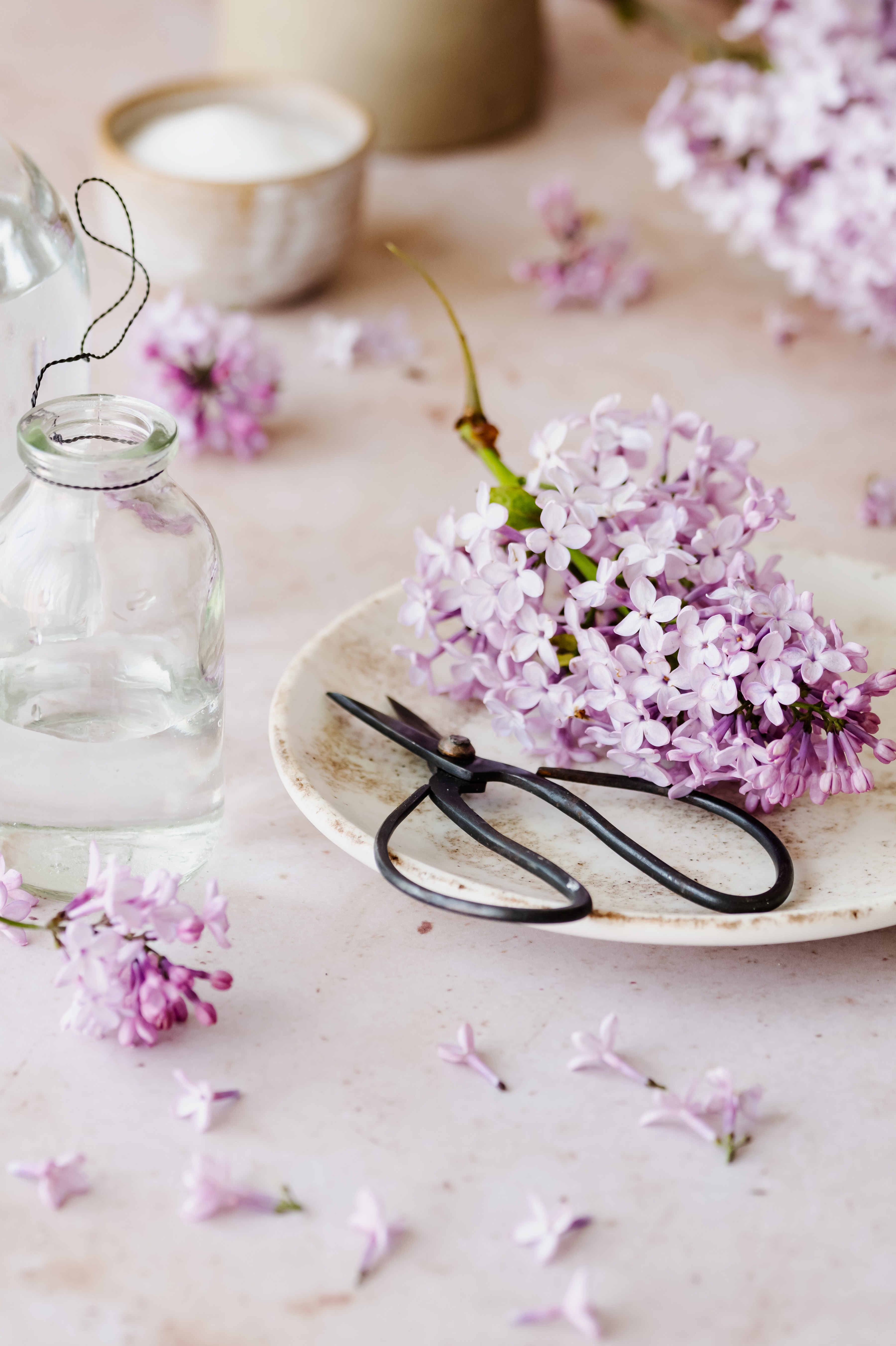Lilac Flowers Scissors