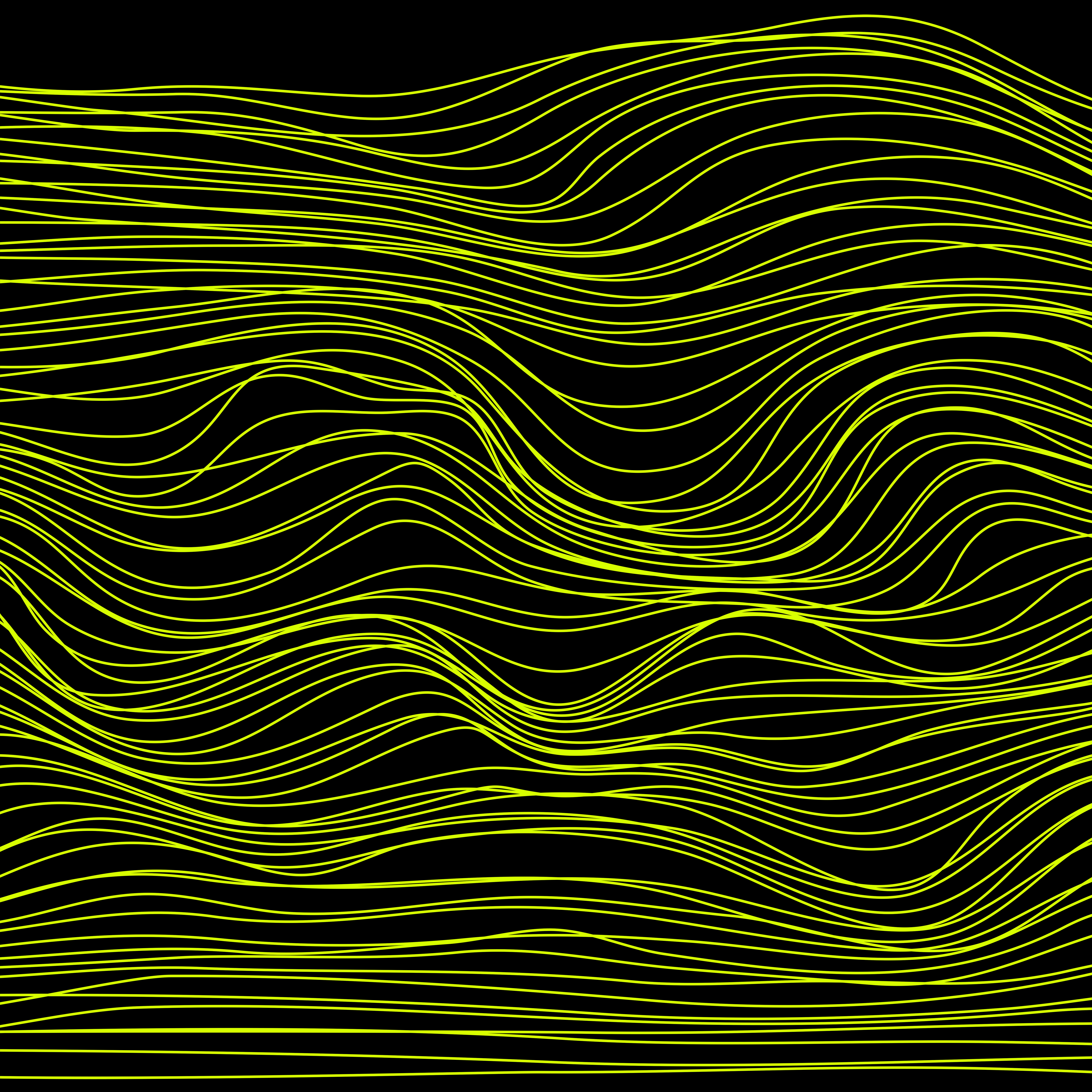 Lines Waves Distortion Abstraction Yellow