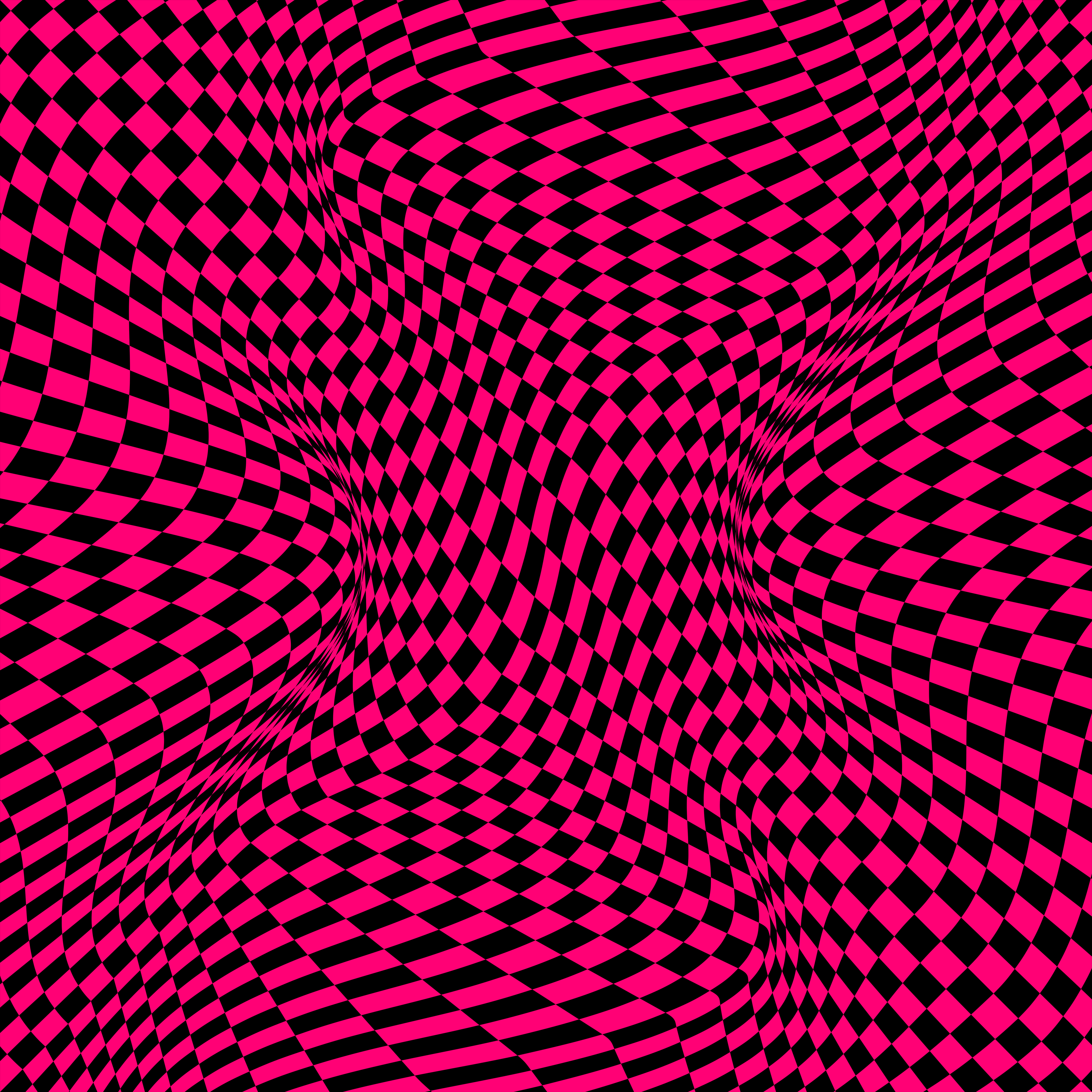 Mesh Squares Distortion Abstraction Pink