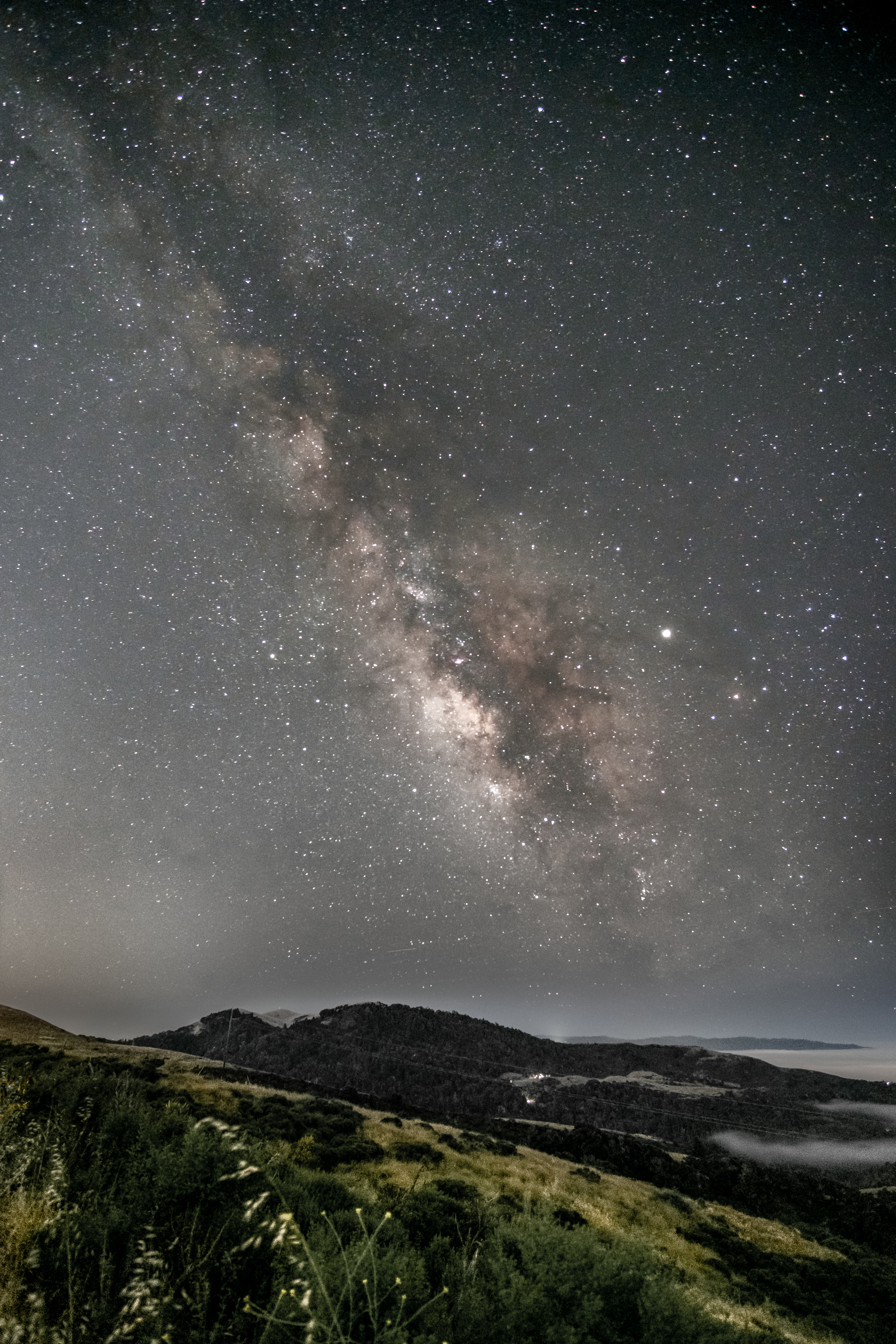 Milky-way Starry-sky Stars Night Landscape