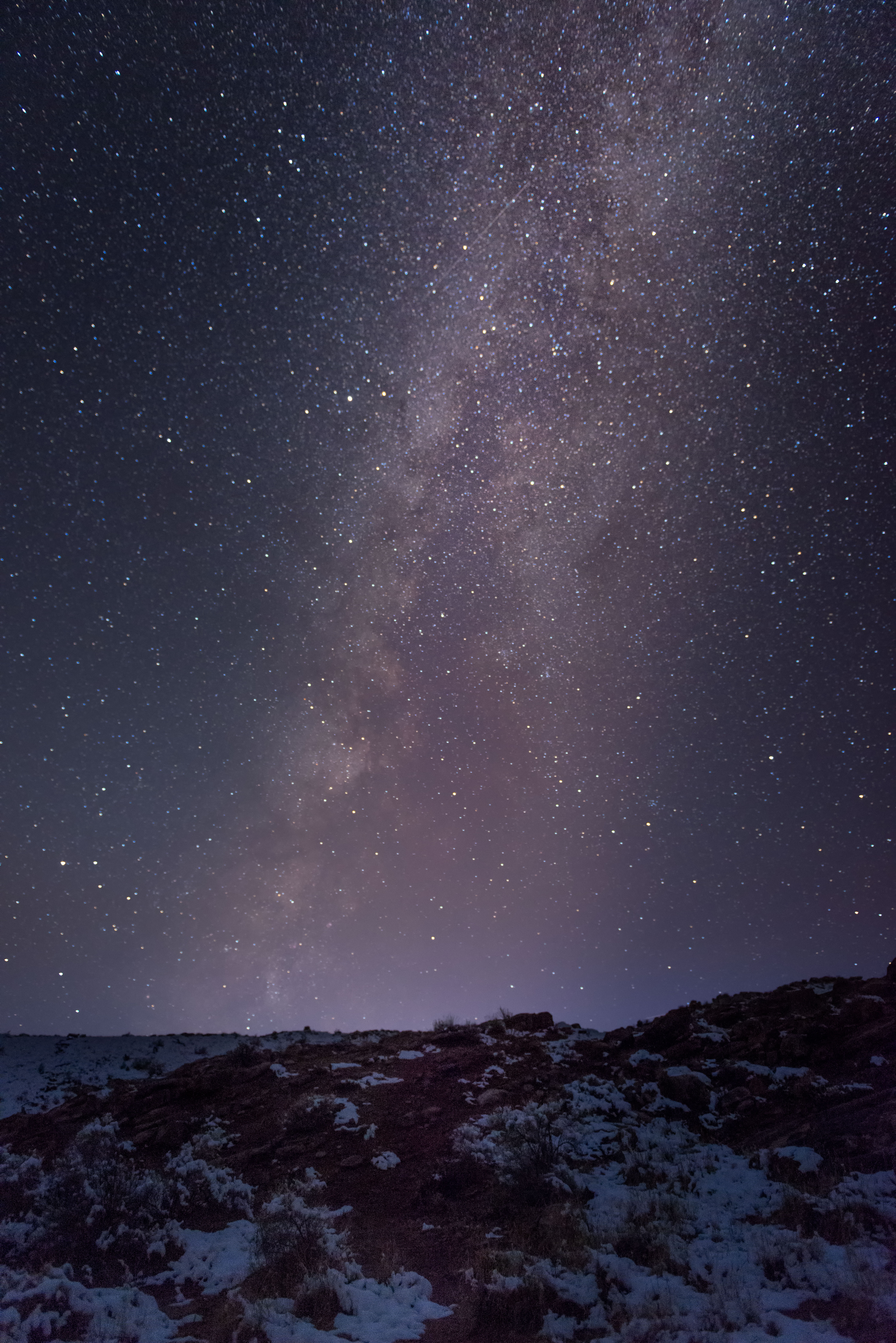 Milky-way Stars Sky Night Landscape Dark
