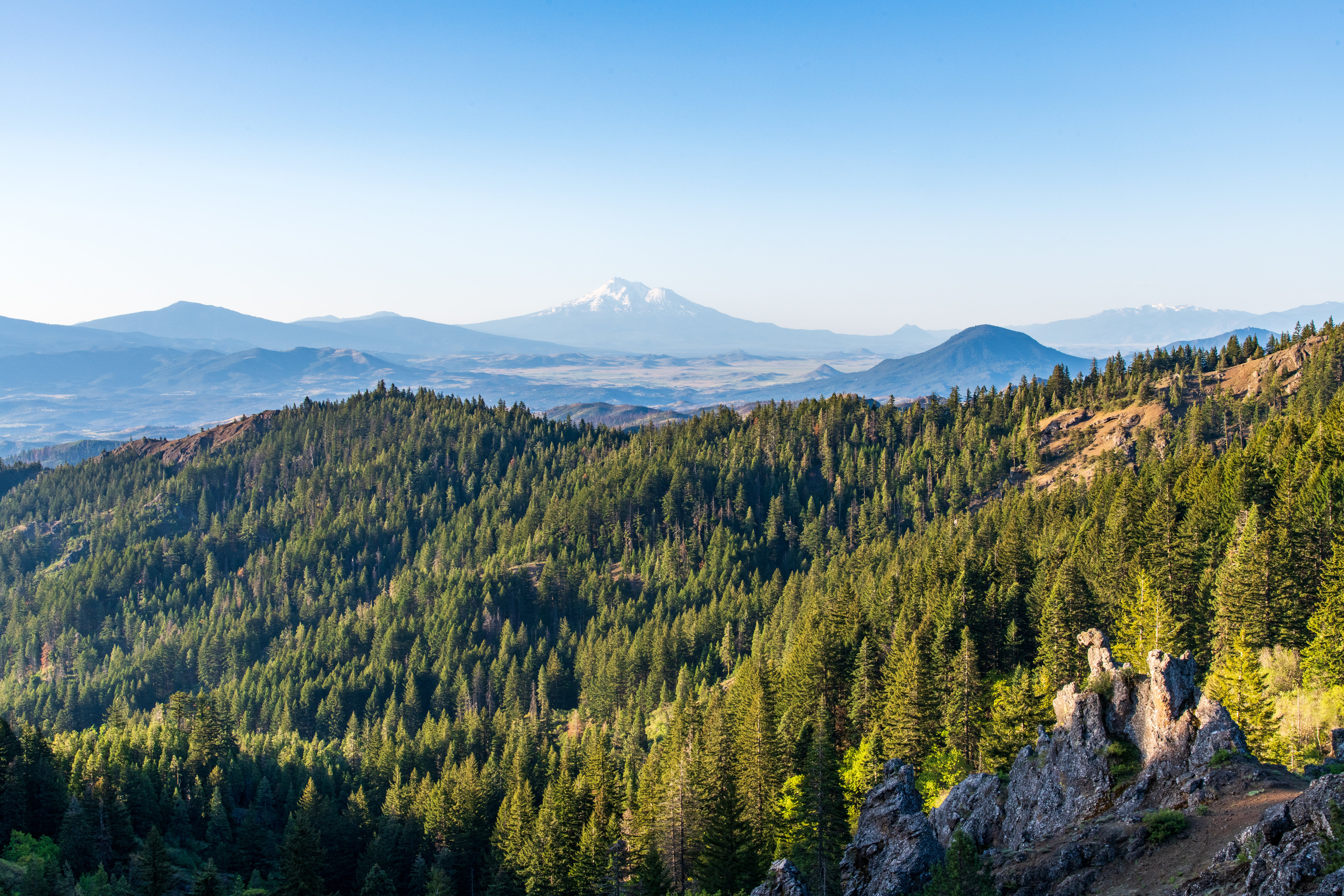 Mountains Forest Landscape Nature Aerial-view