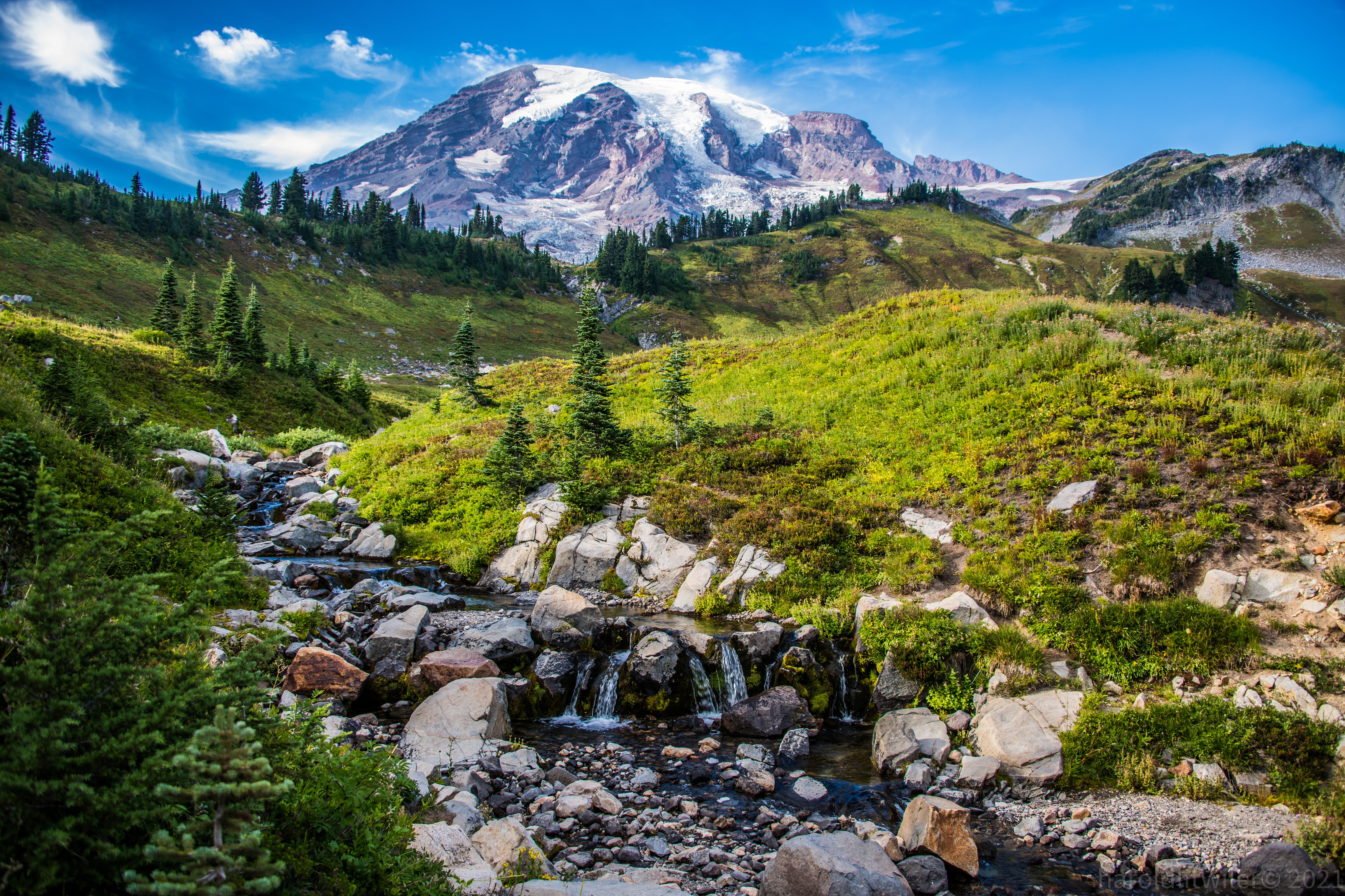 Mountains Hills River Landscape Nature