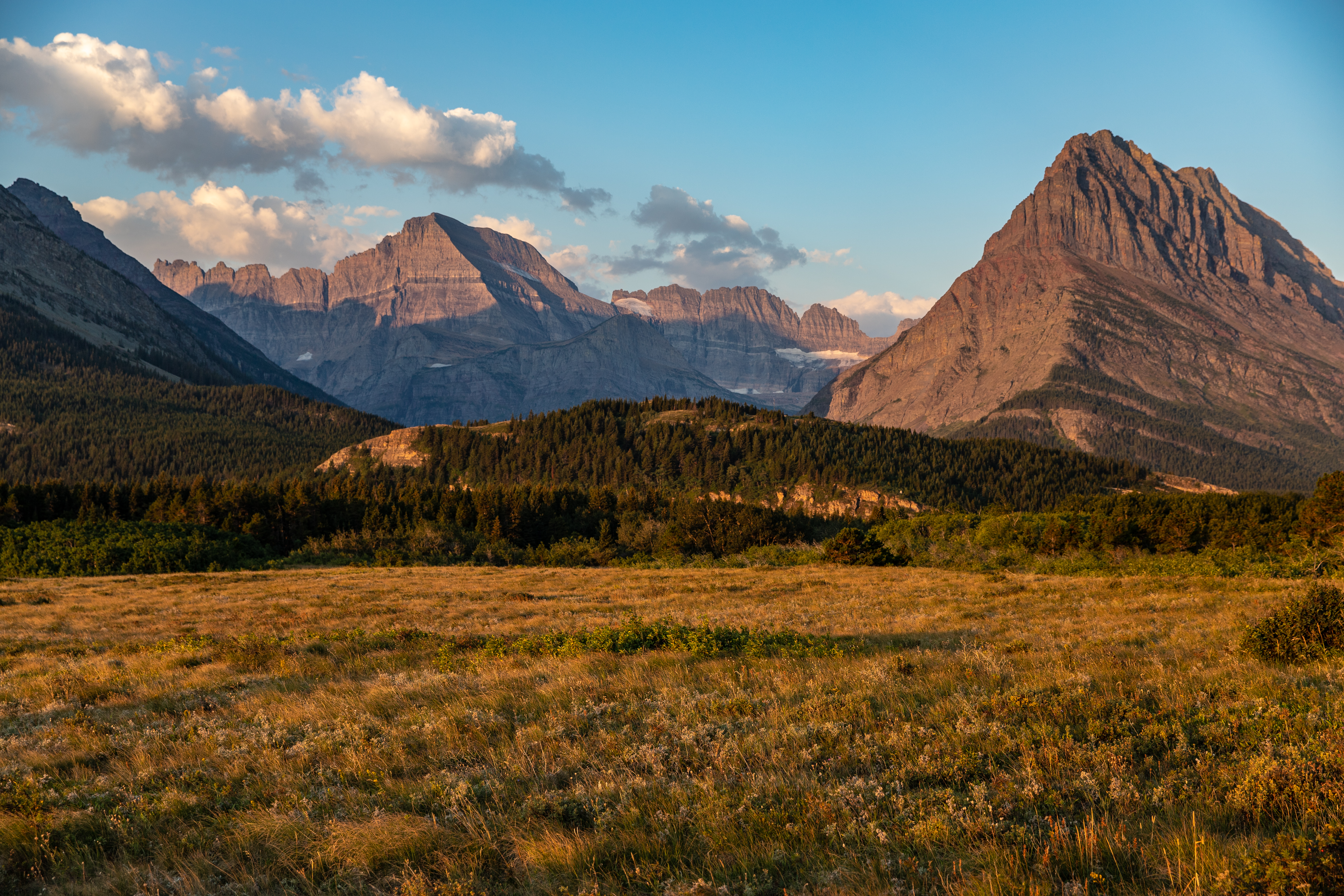 Mountains Relief Field Landscape Nature