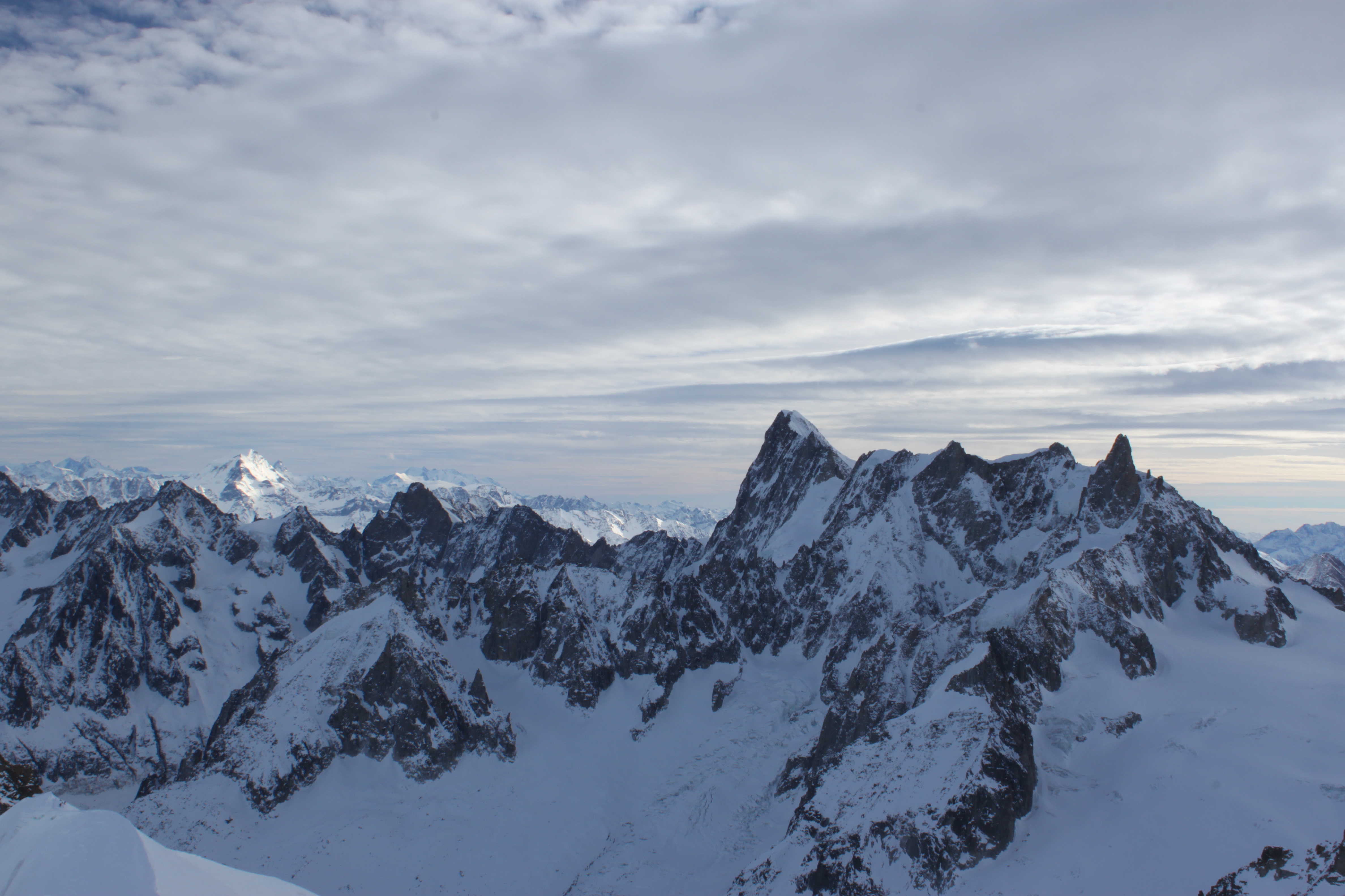 Mountains Relief Snow Winter Nature Landscape