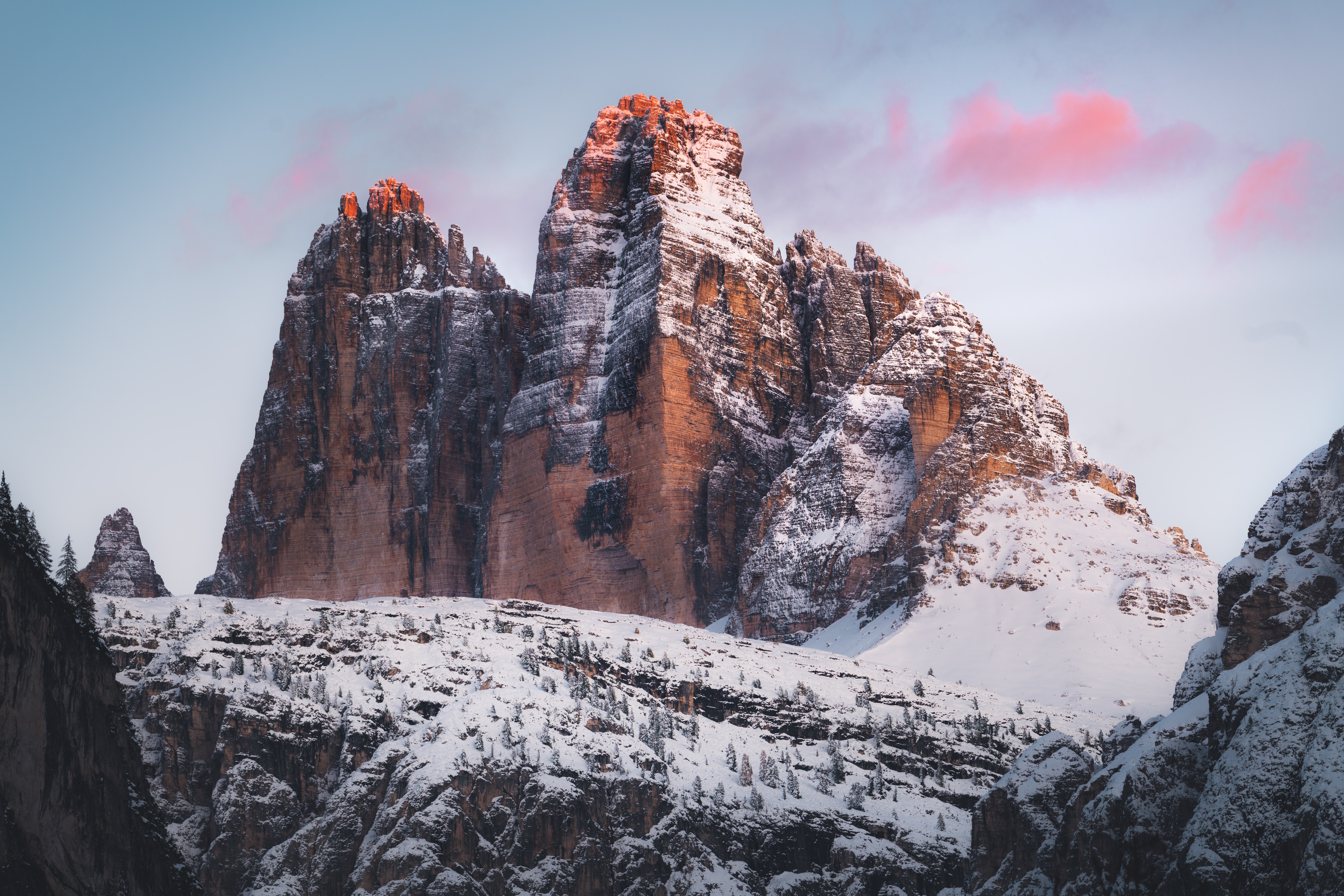 Mountains Snow Nature Landscape