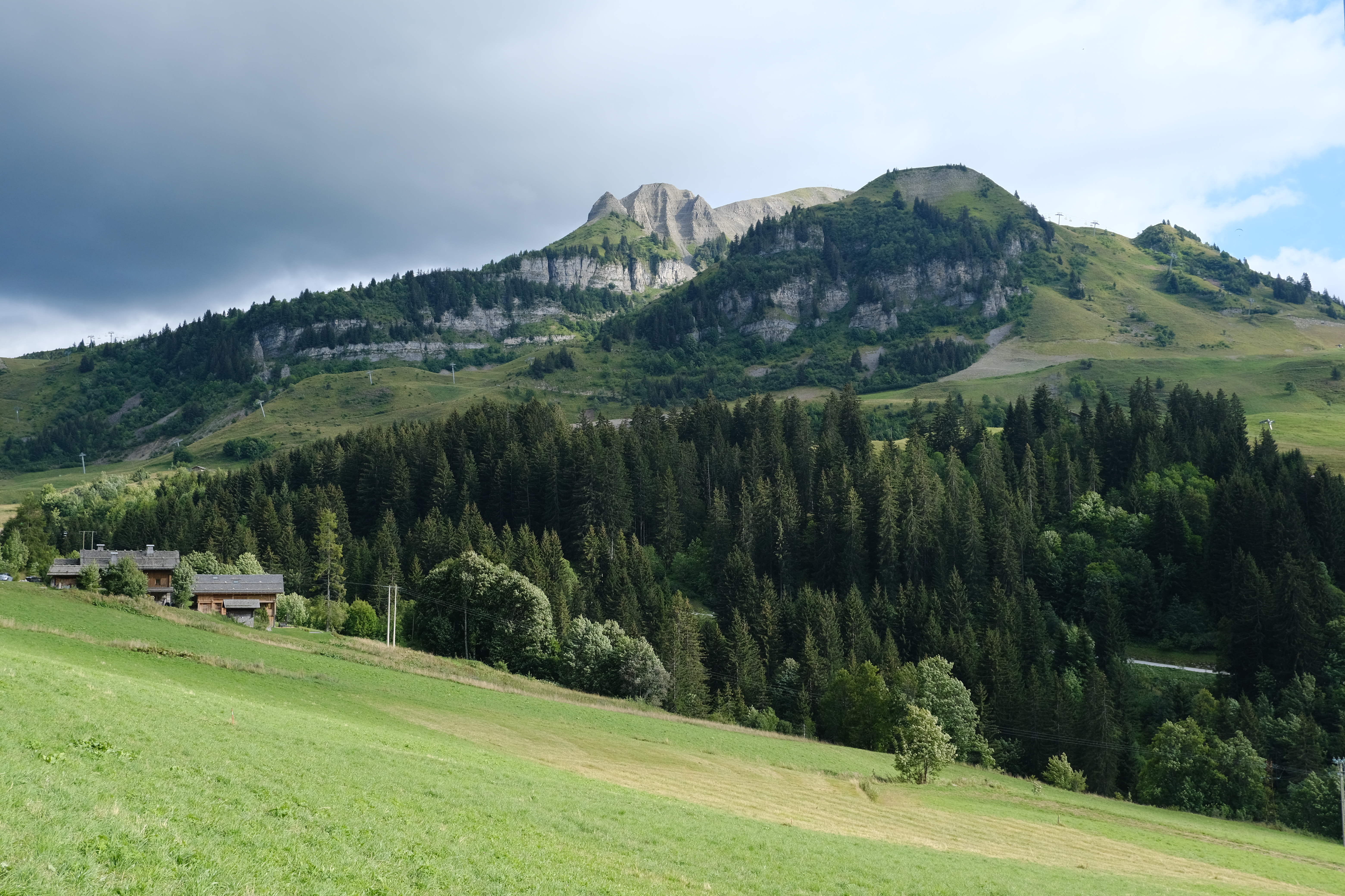 Mountains Trees Hill Landscape Nature