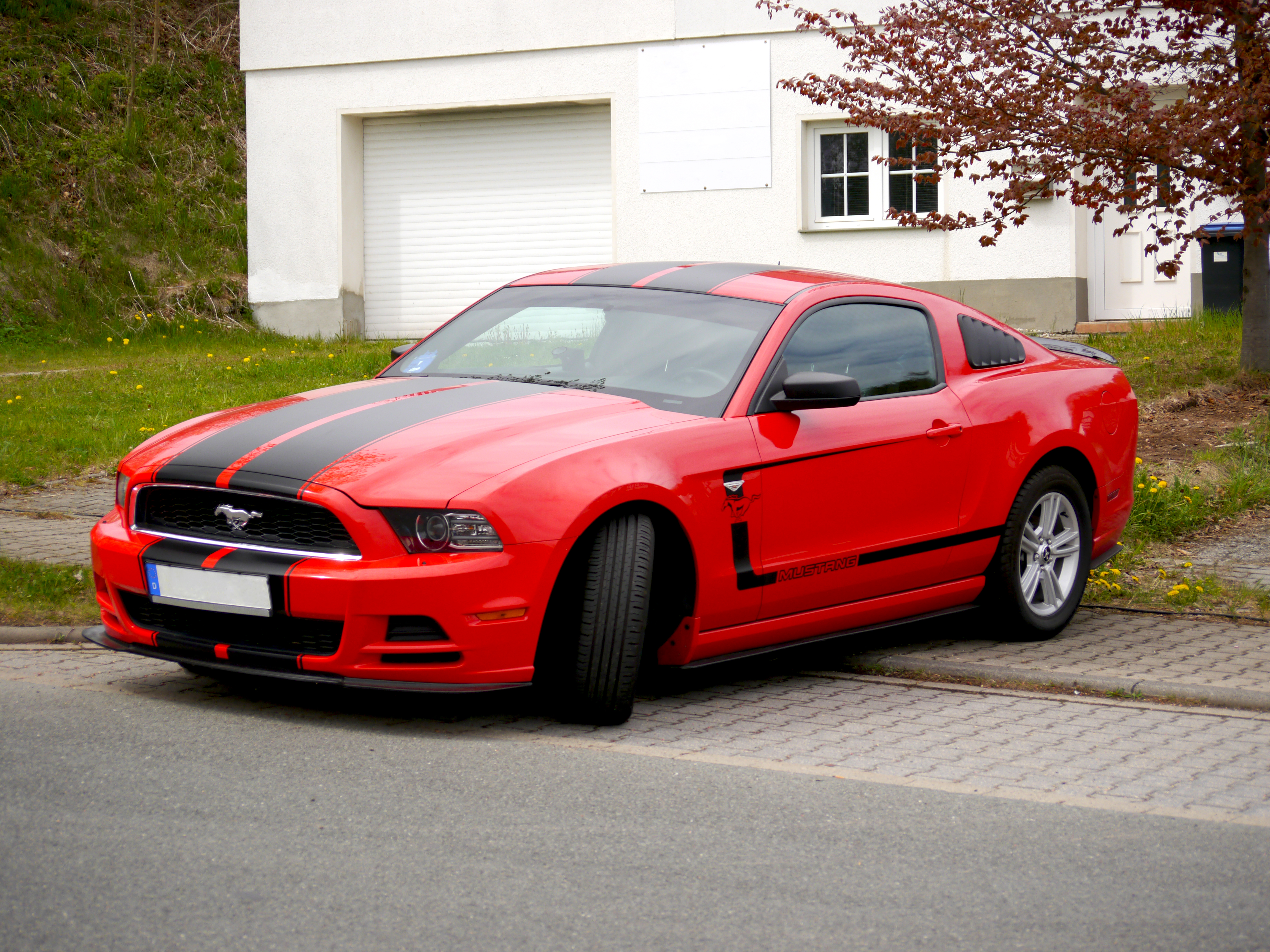 Mustang Car Muscle-car Red