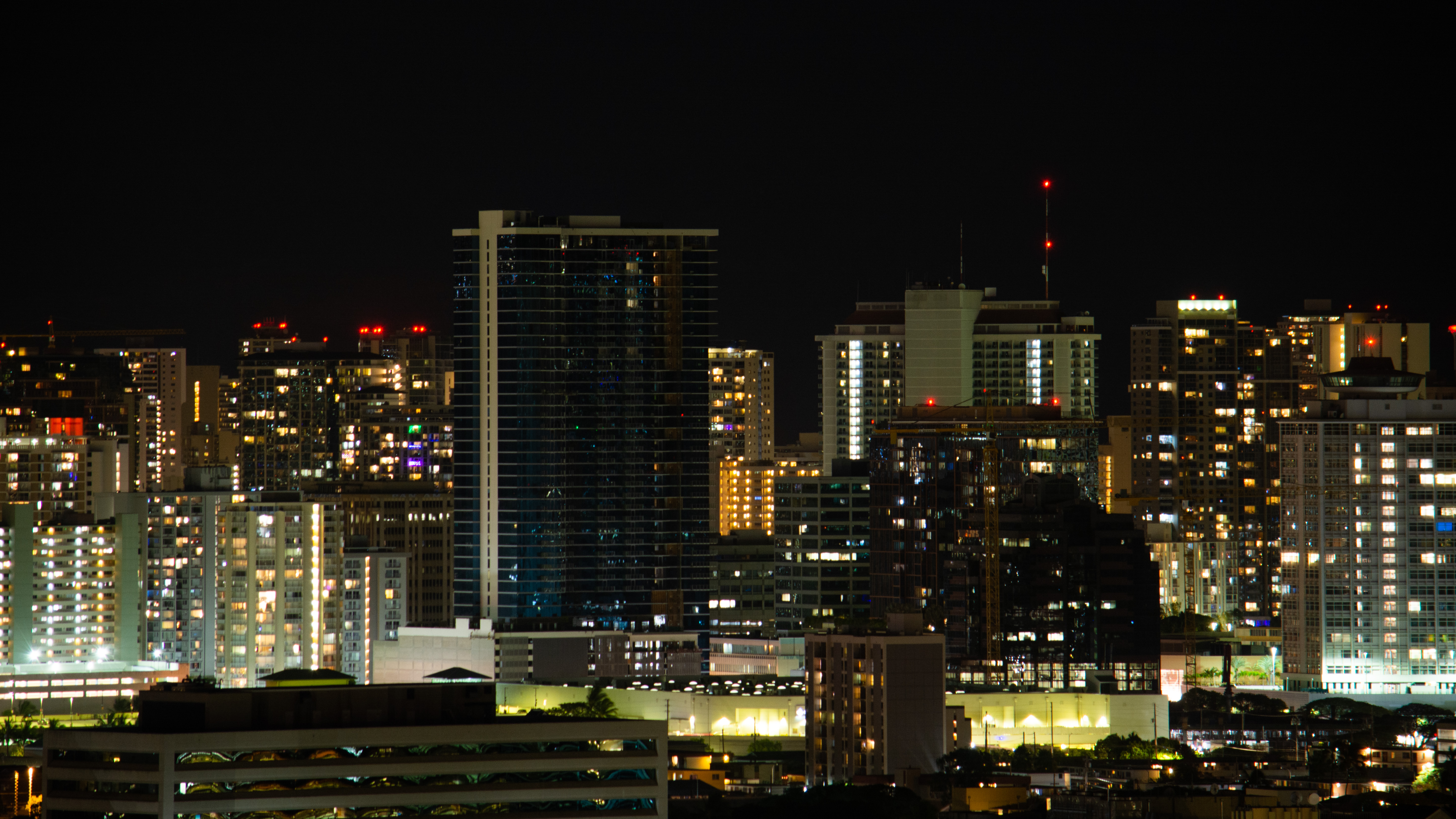 Night-city City Buildings Lights