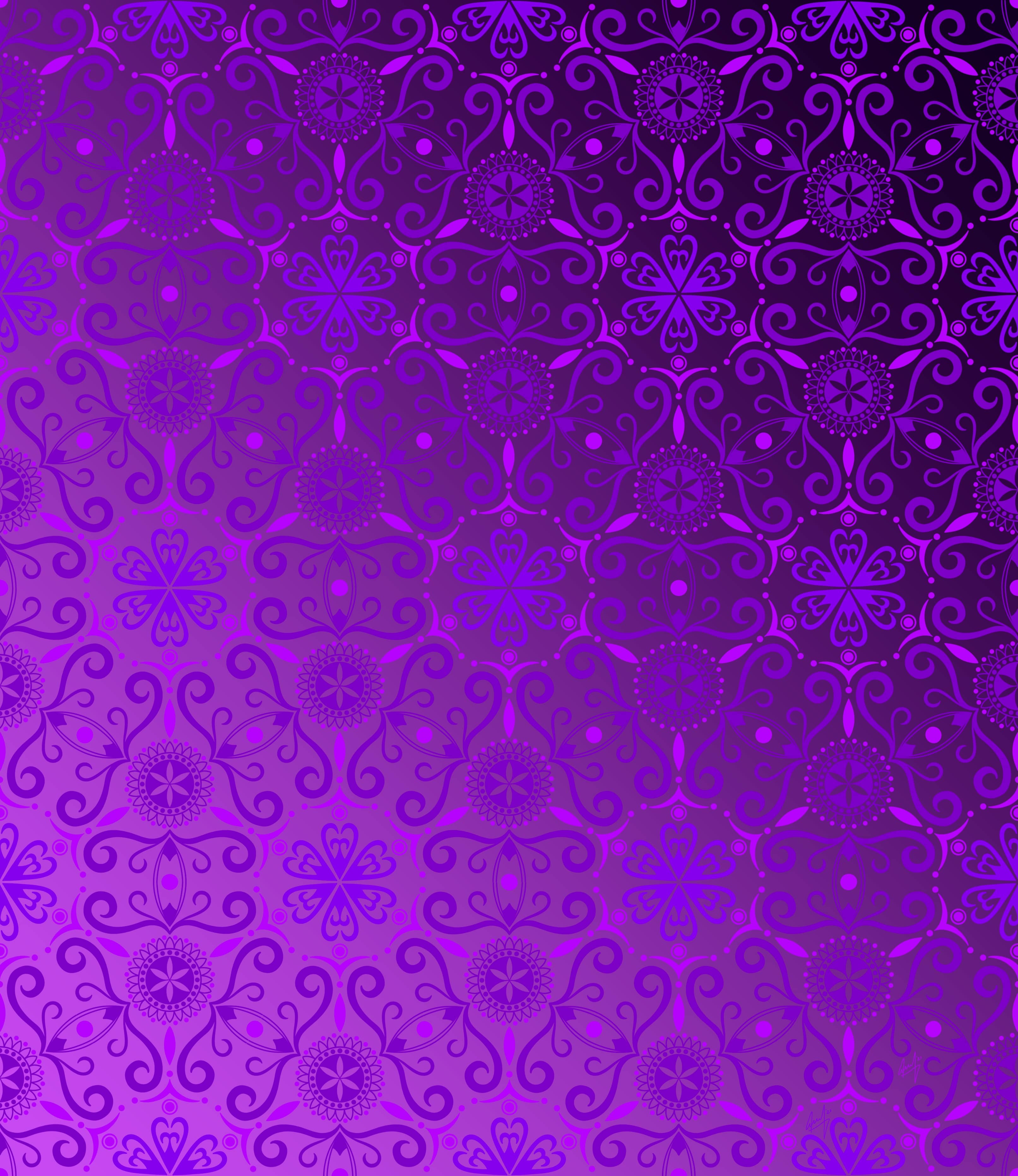 Pattern Abstraction Gradient Purple